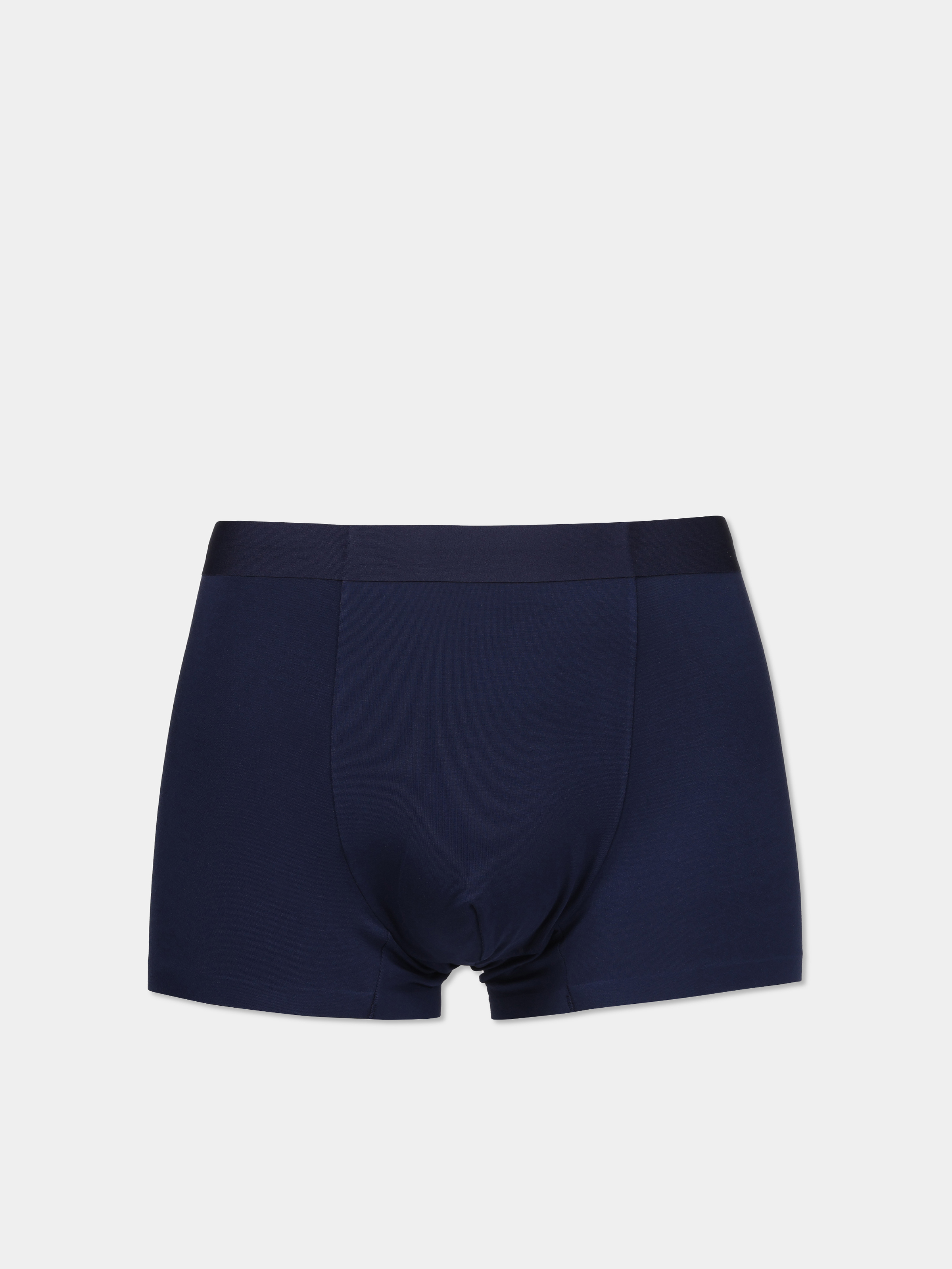 Modern Fit Düz Erkek Lacivert Boxer