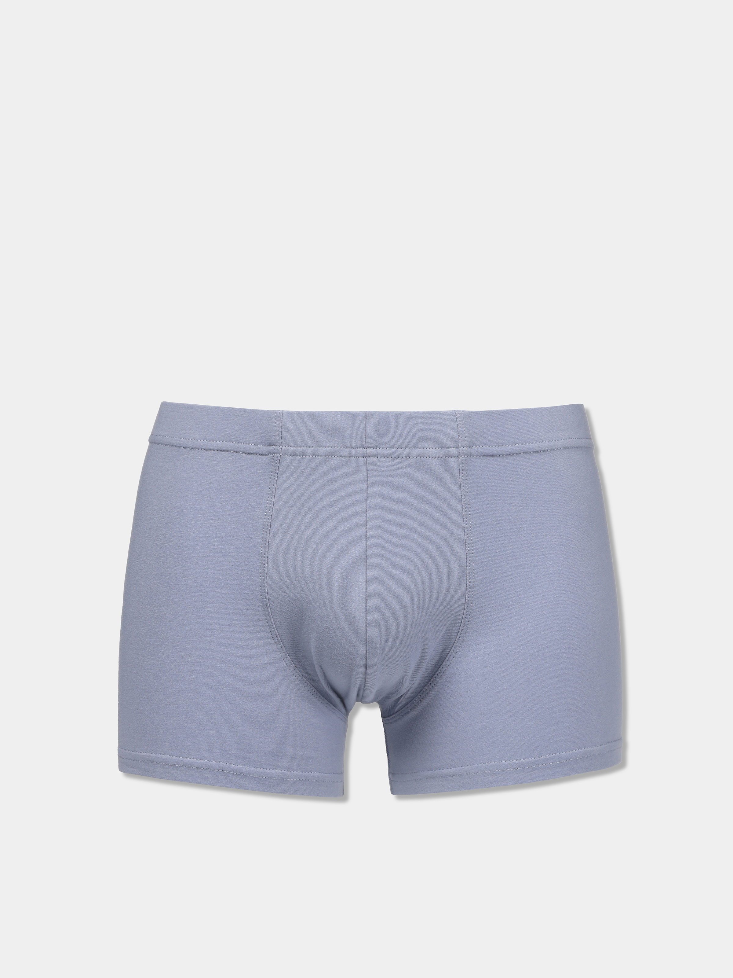 Modern Fit Düz Erkek Mavi Boxer