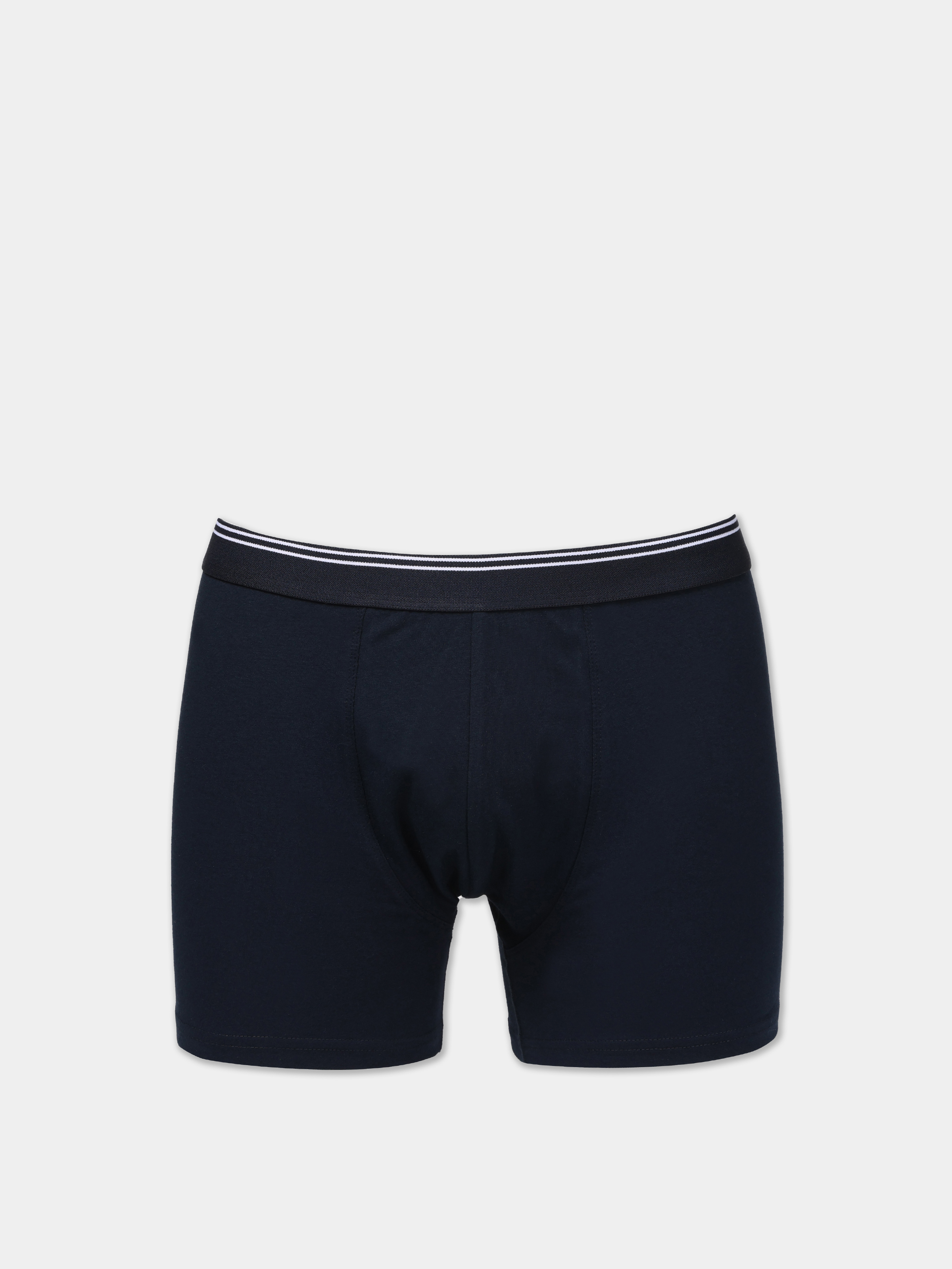 Modern Fit Düz Erkek Lacivert Boxer