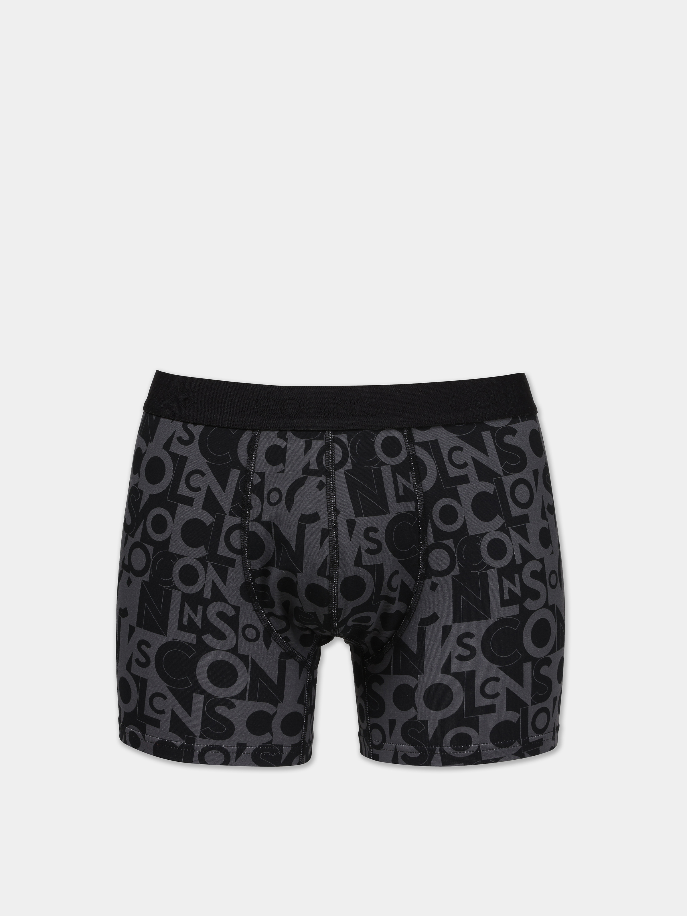Modern Fit Baskılı Erkek Antrasit Boxer