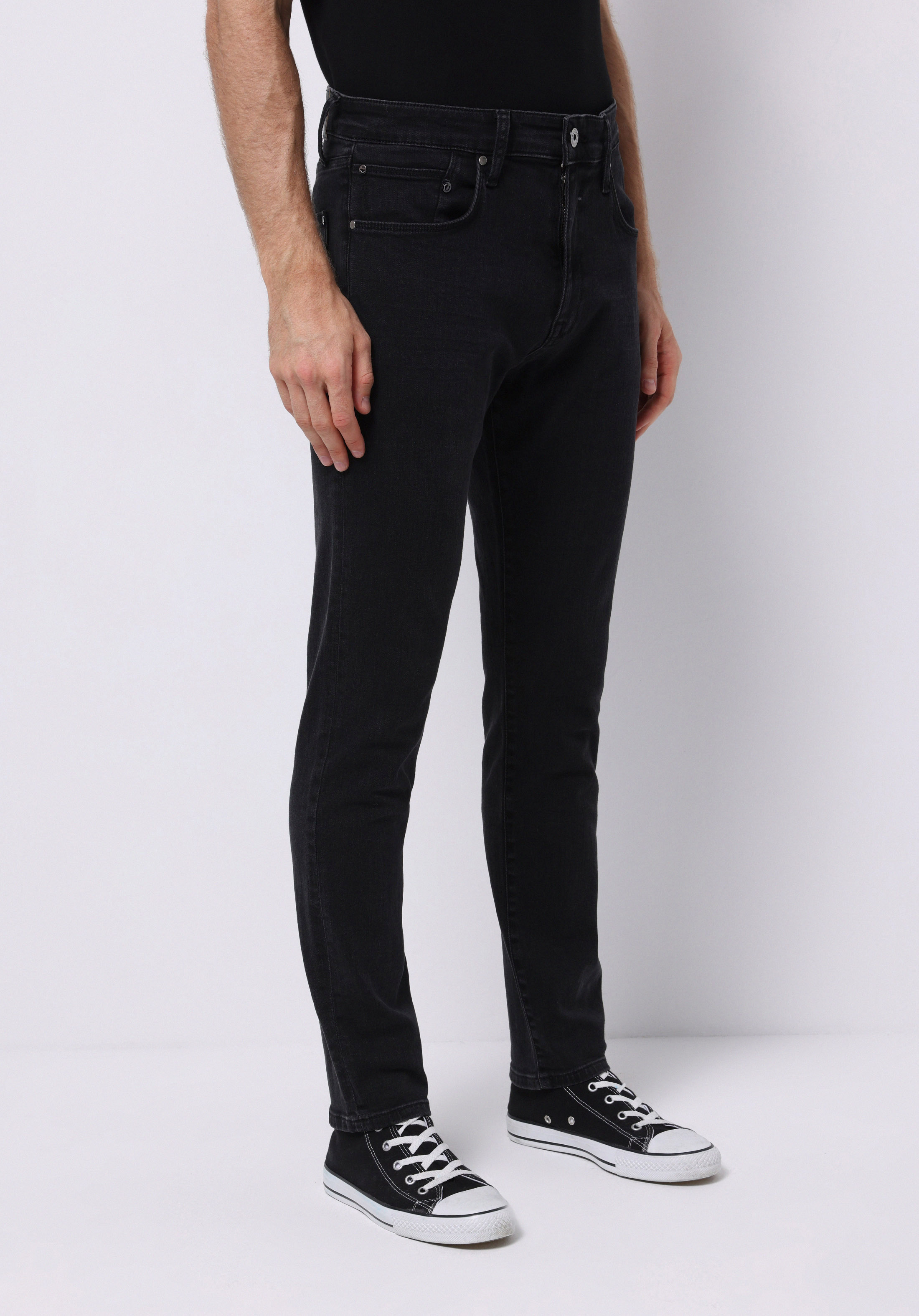 Skinny Fit   Erkek Siyah Jean Pantolon