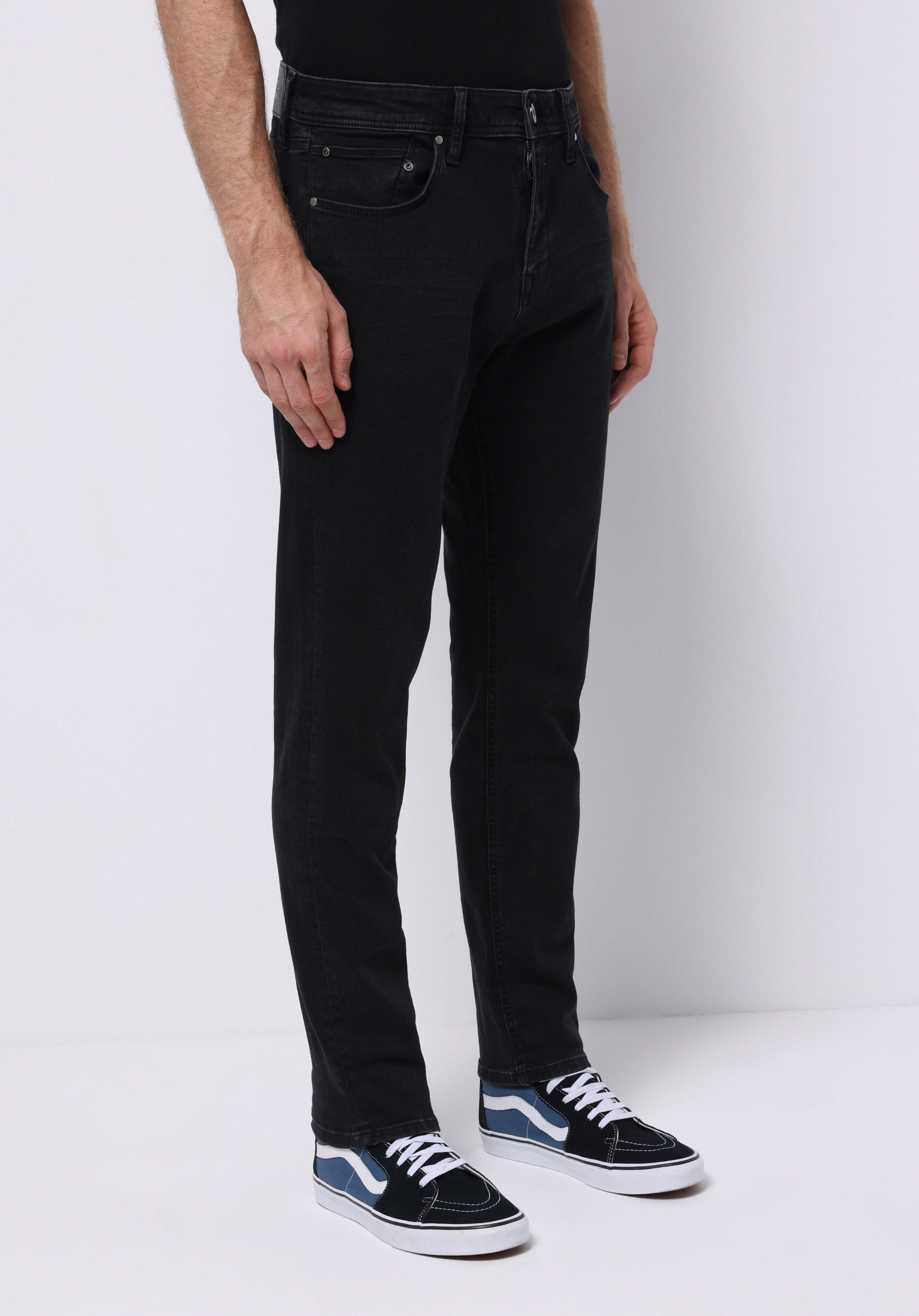 Regular Fit   Erkek Siyah Jean Pantolon