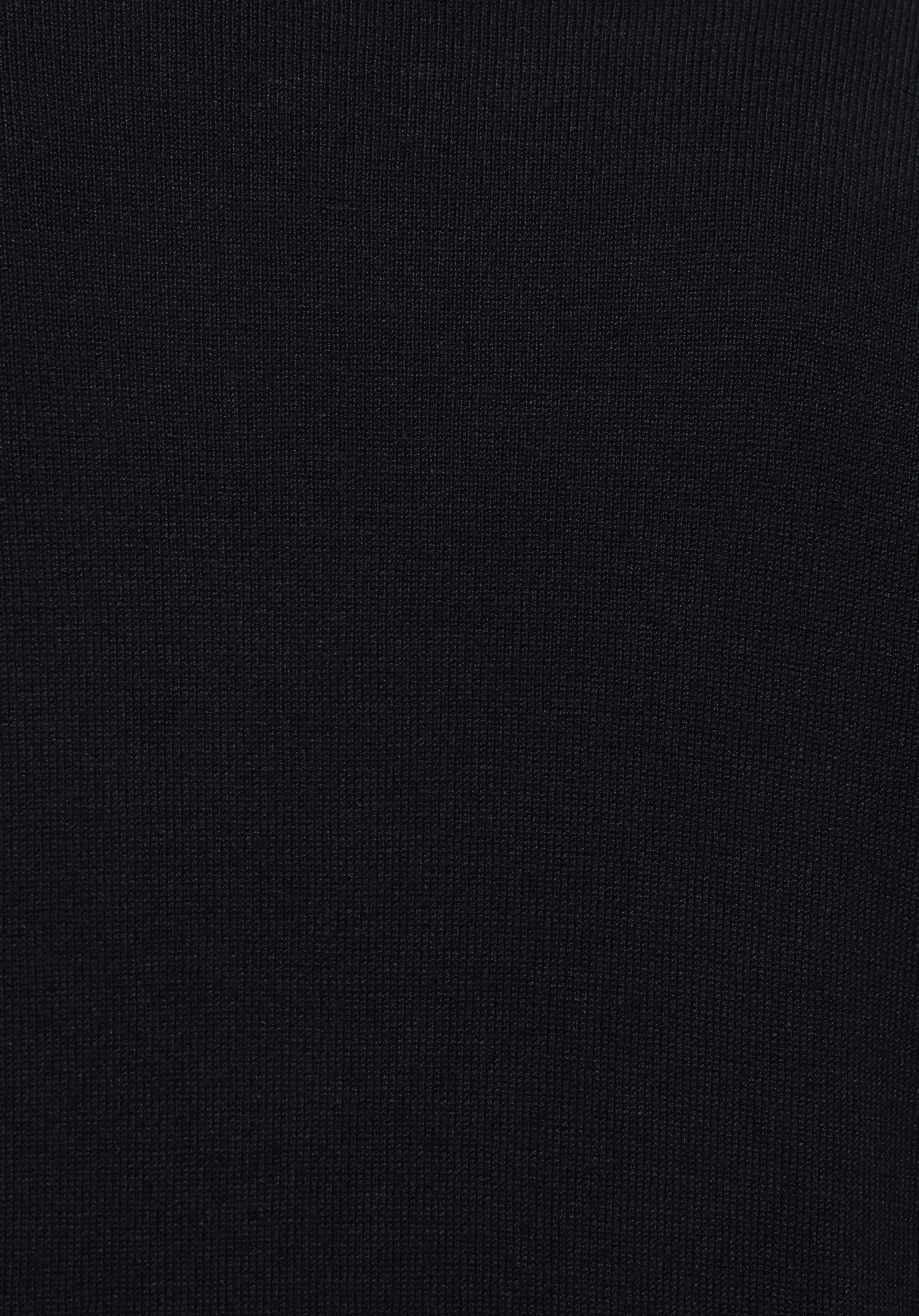 Regular Fit Yuvarlak Yaka Jakarlı Erkek Siyah Kazak