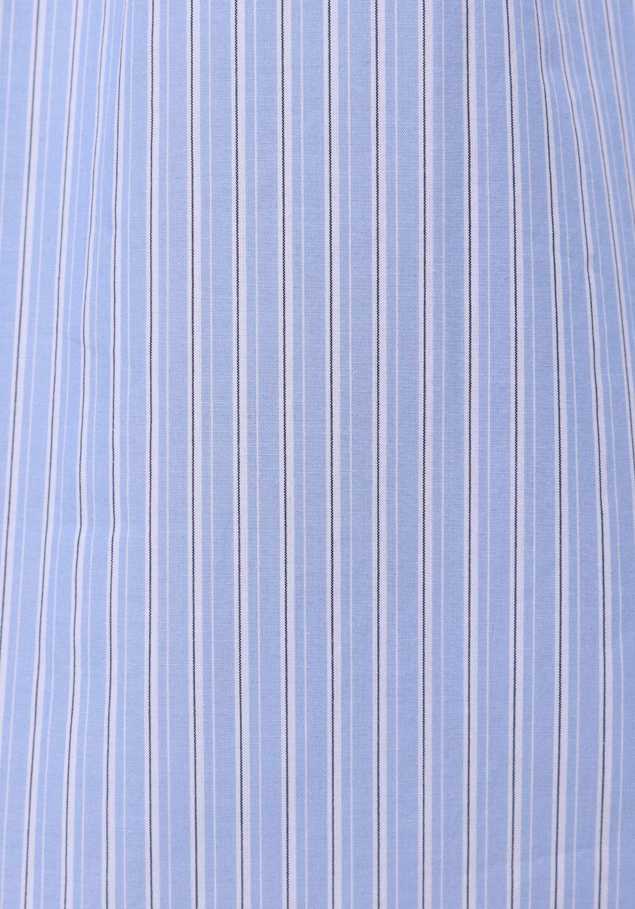 Regular Fit Shirt Neck Düz Kadın Mavi Uzun Kol Gömlek