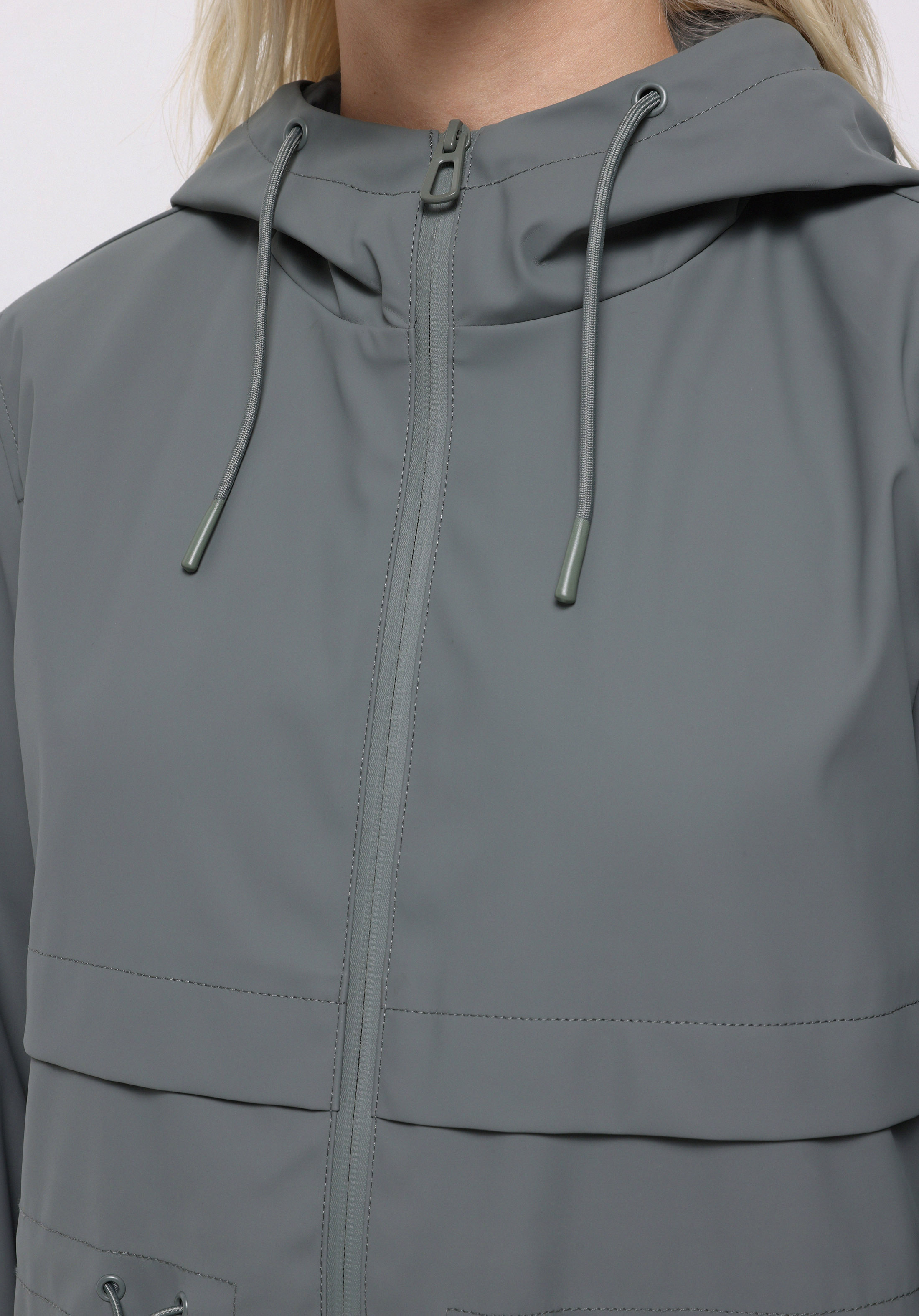 Regular Fit     Kadın Yeşil Yağmurluk