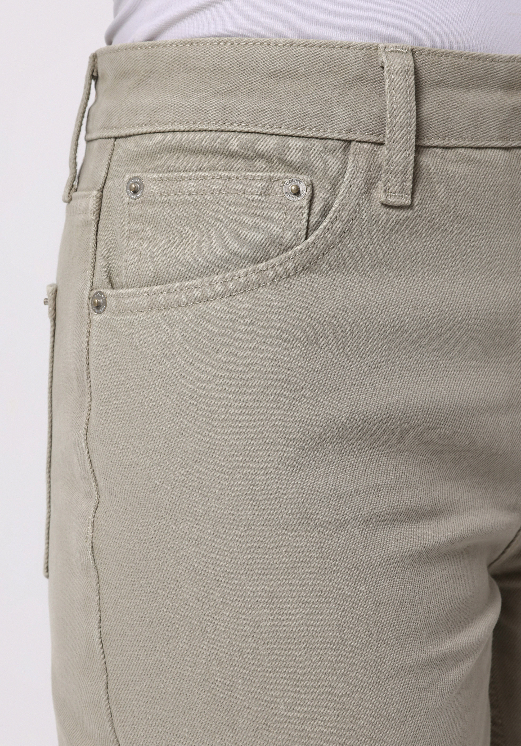 Barrel Fit Yüksel Bel Düz Paça Kadın Yeşil  Pantolon