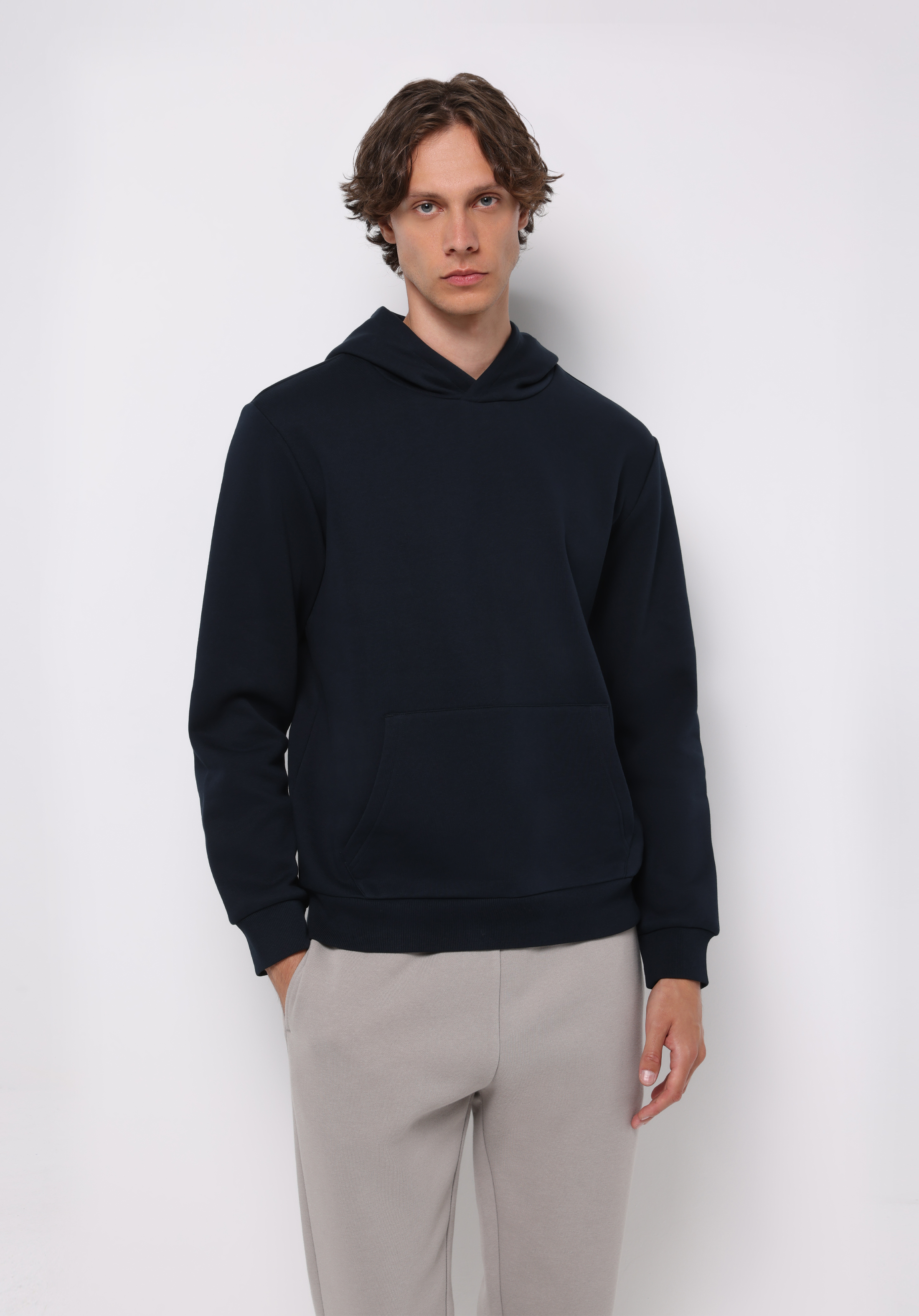 Regular Fit   Erkek Lacivert Sweatshirt
