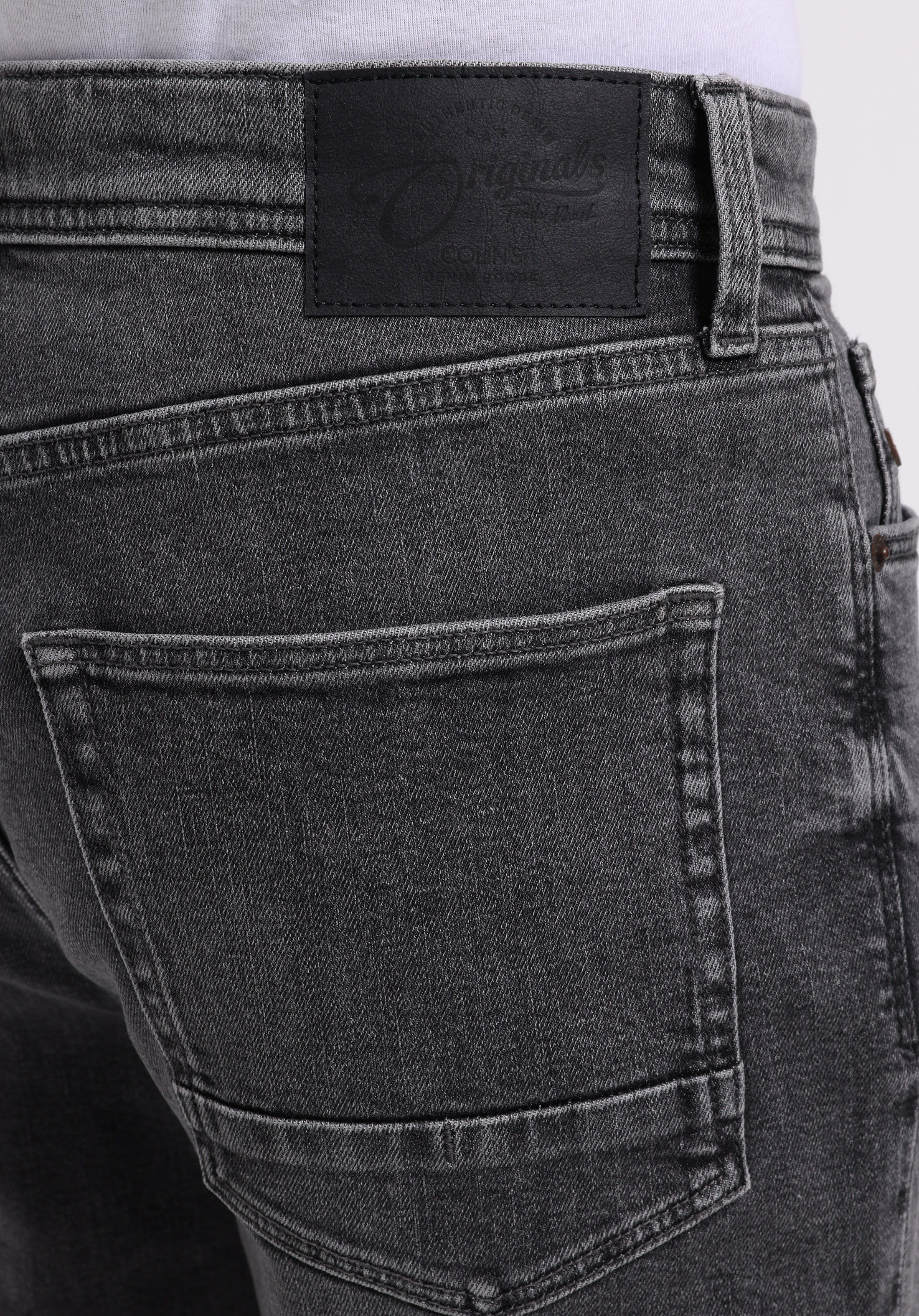 Loose Straight Fit   Erkek Antrasit Jean Pantolon