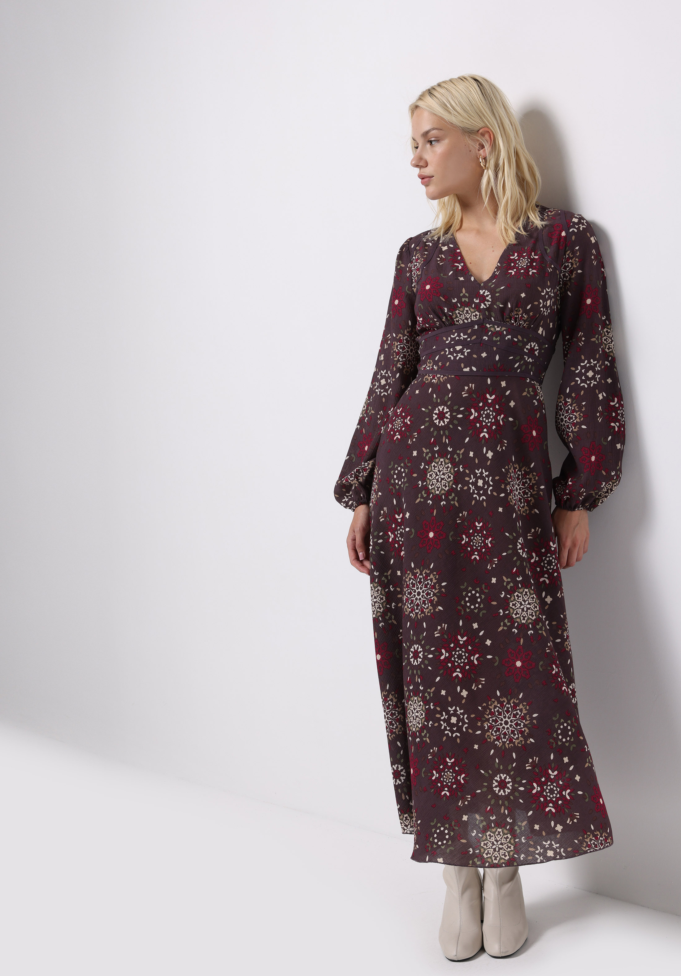 Regular Fit  Kadın Çok Renkli  Elbise