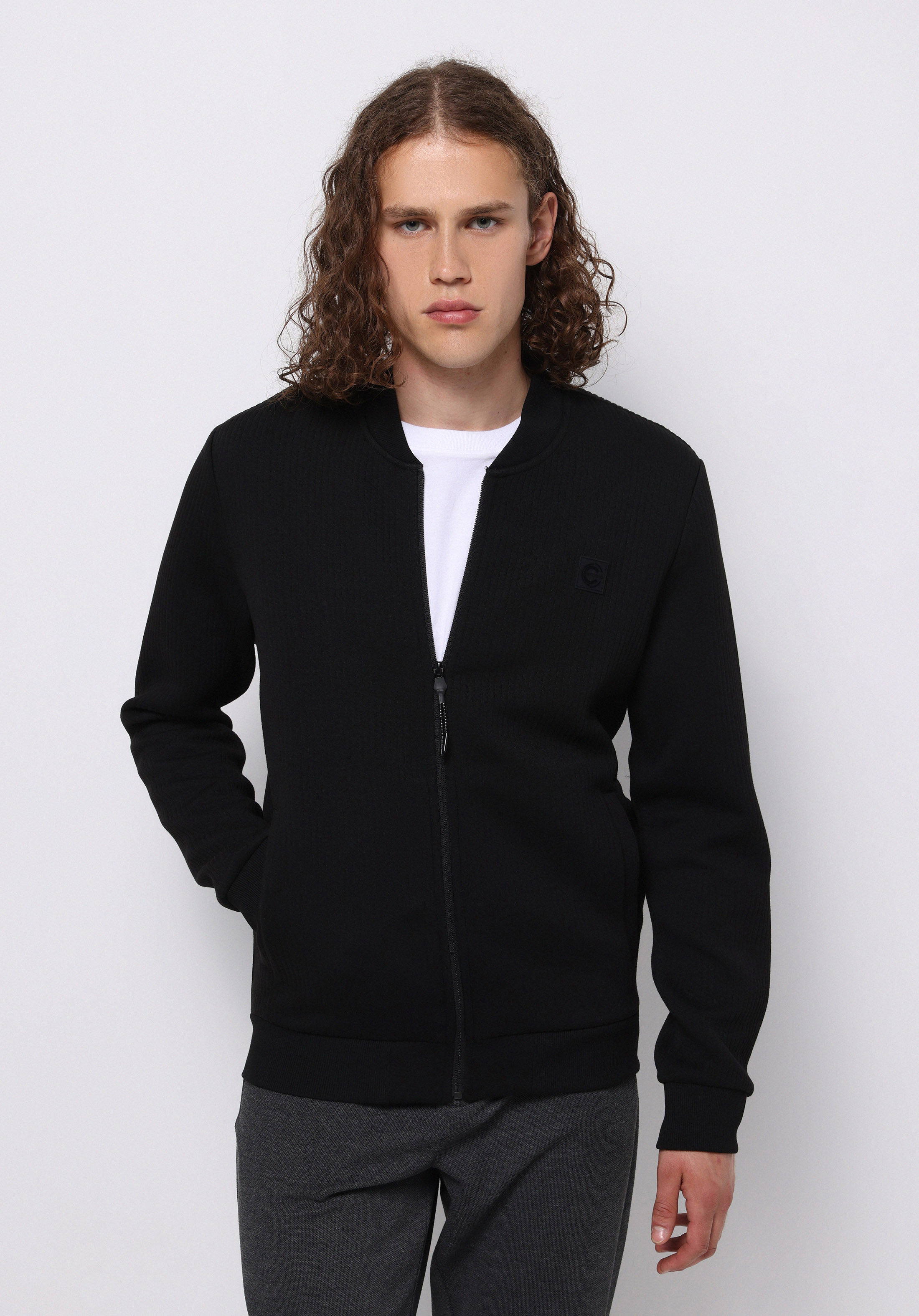 Slim Fit    Erkek Siyah Ceket