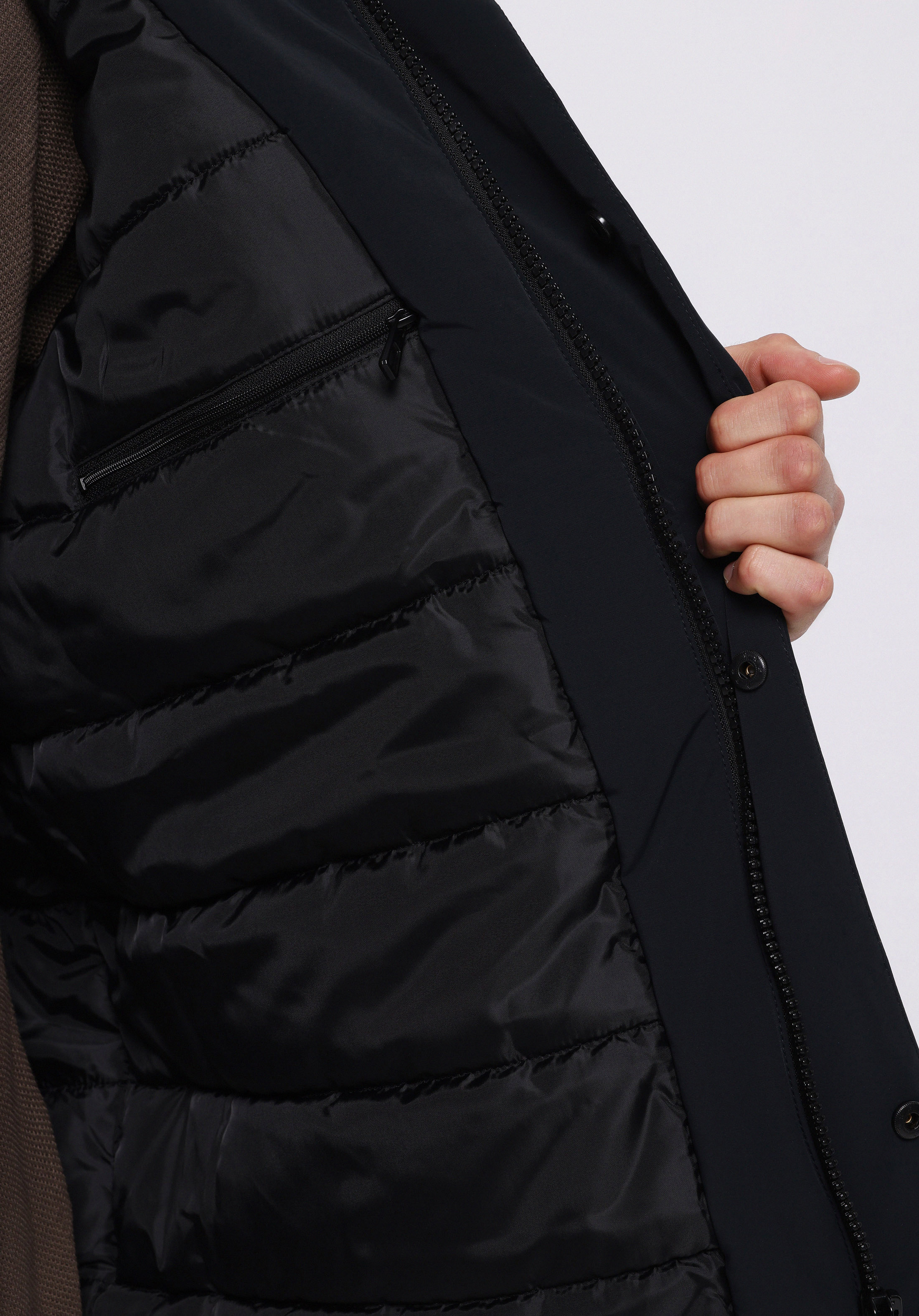 Regular Fit     Erkek Lacivert Mont