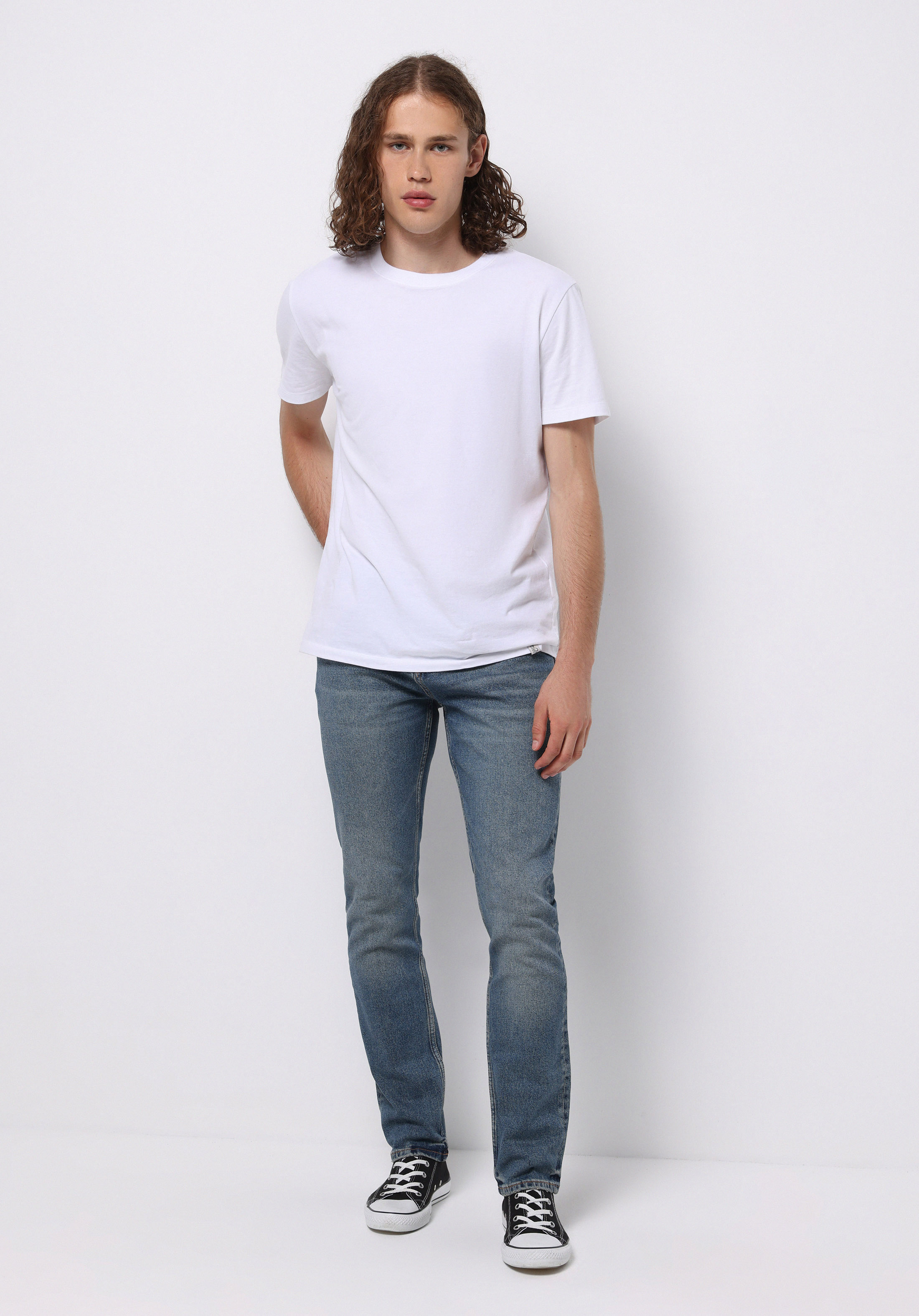 Straight Fit   Erkek İndigo Jean Pantolon
