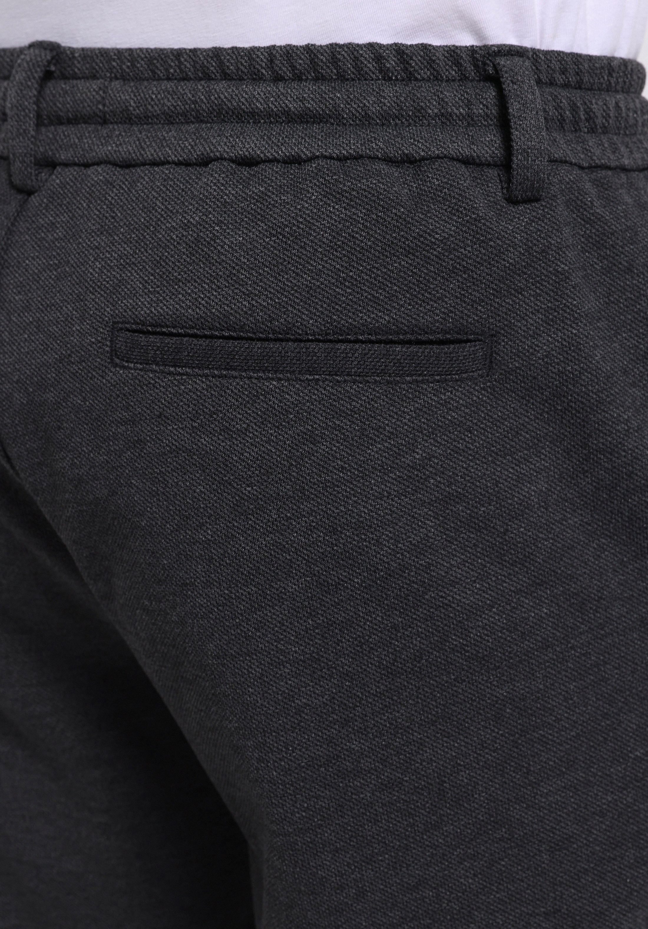 Regular Fit Orta Bel Düz Paça Erkek Antrasit  Pantolon