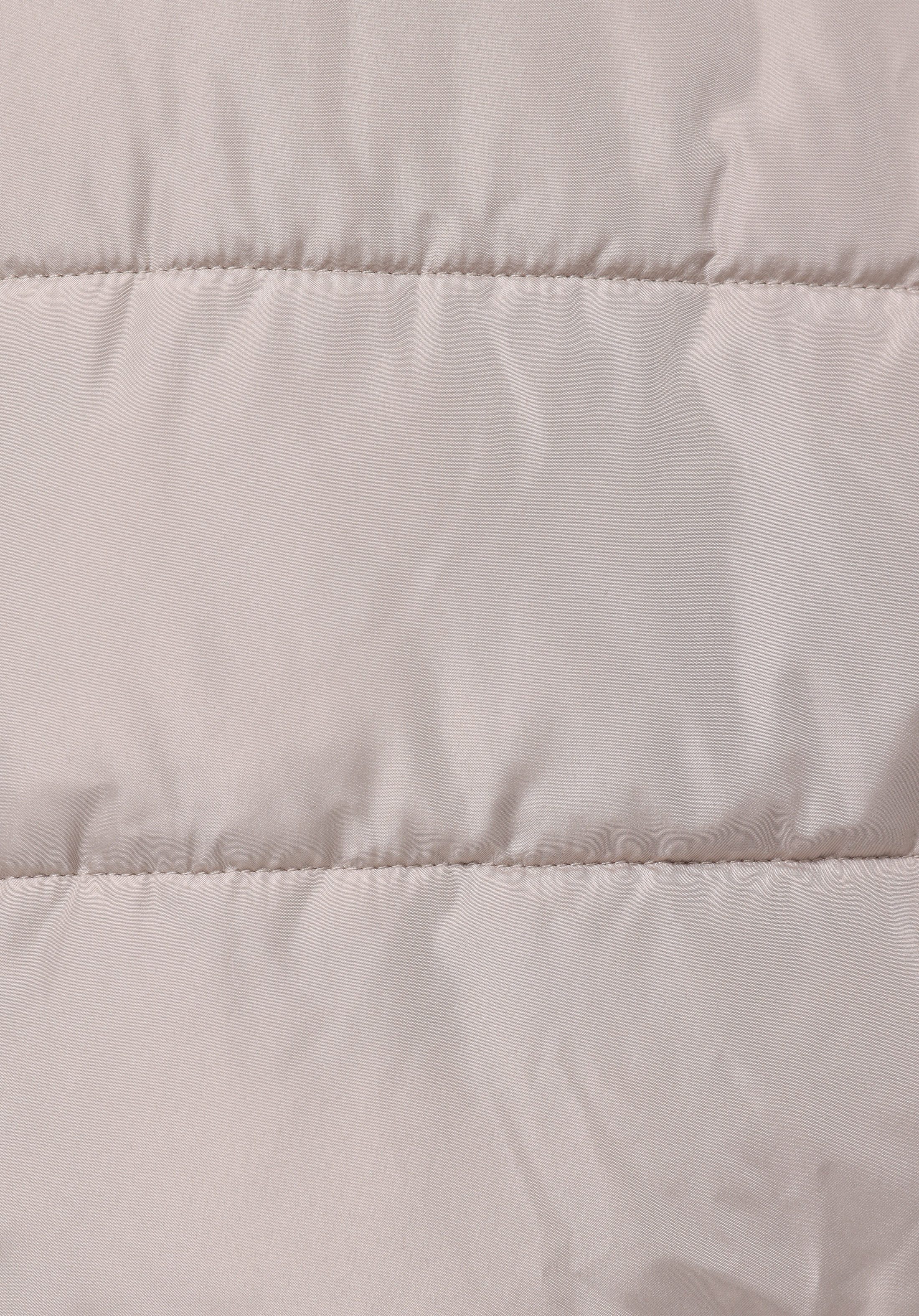 Regular Fit Kapüşonlu Fermuarlı Astarlı Suya Dayanıklı Kadın Ekru Yelek