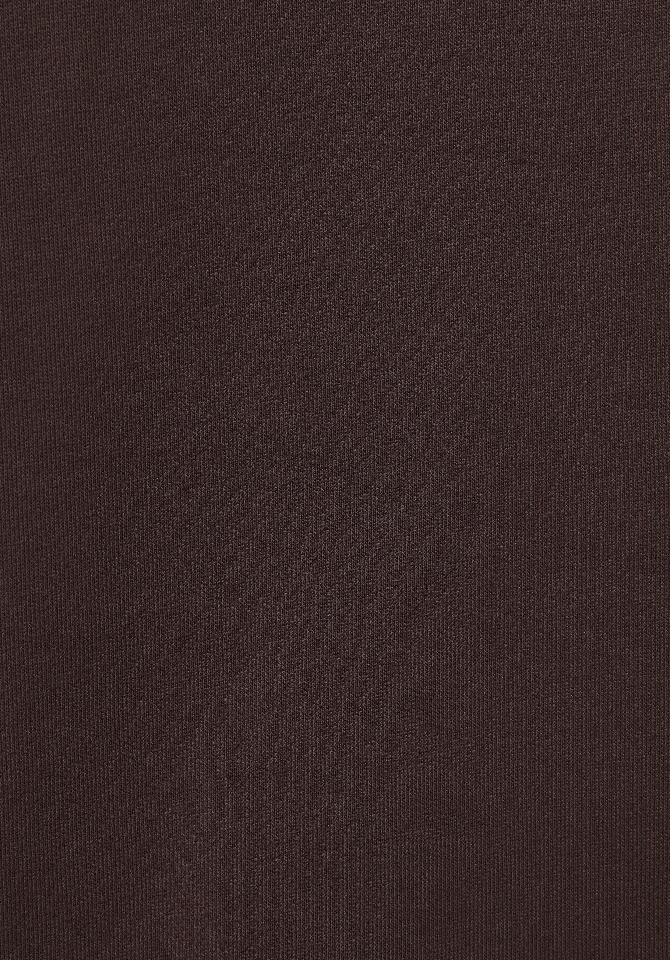 Regular Fit Yuvarlak Yaka Baskılı Kadın Kahverengi Sweatshirt