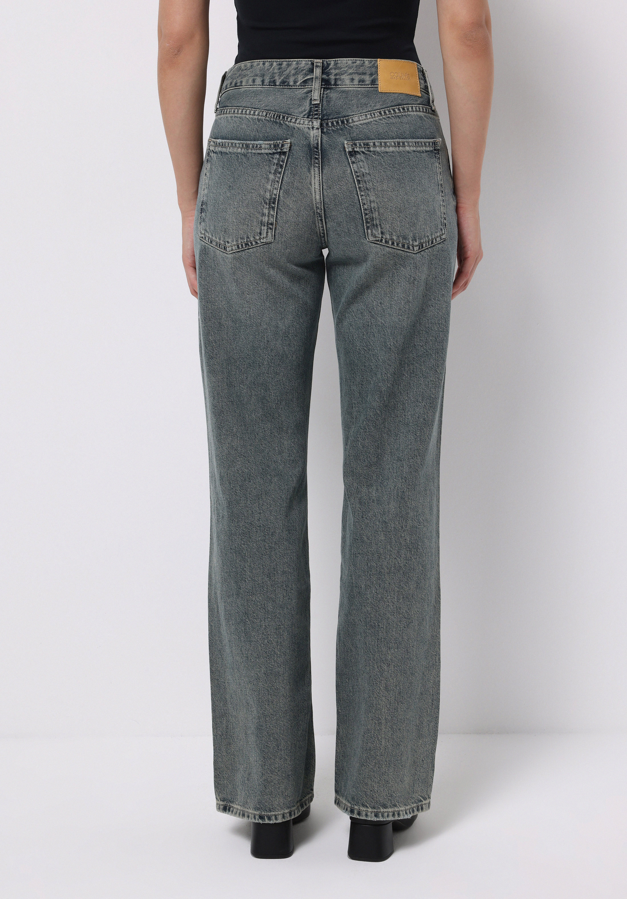 Straight Fit   Kadın İndigo Jean Pantolon