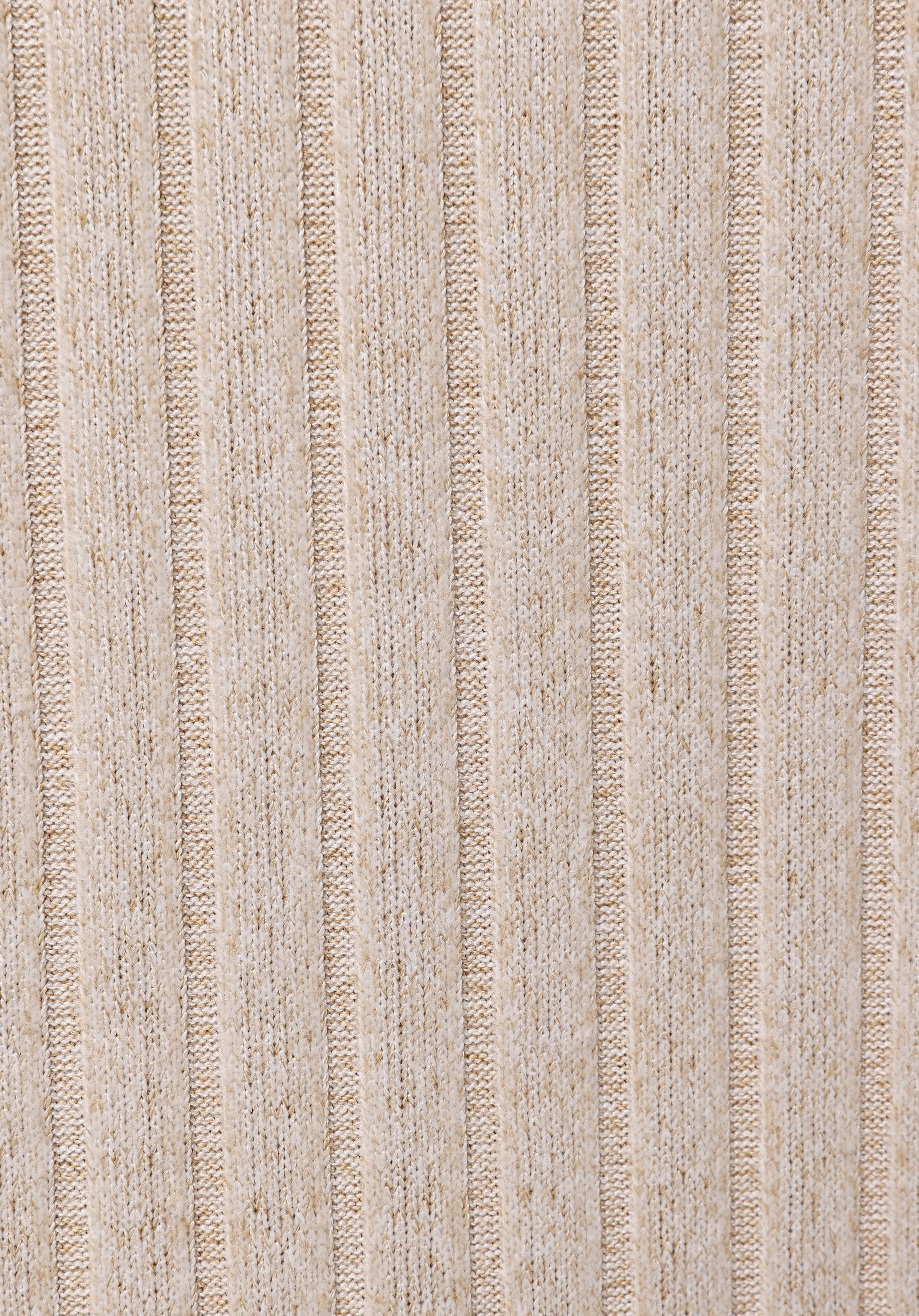 Regular Fit Yuvarlak Yaka Düz Kadın Bej Kısa Kol Tişört