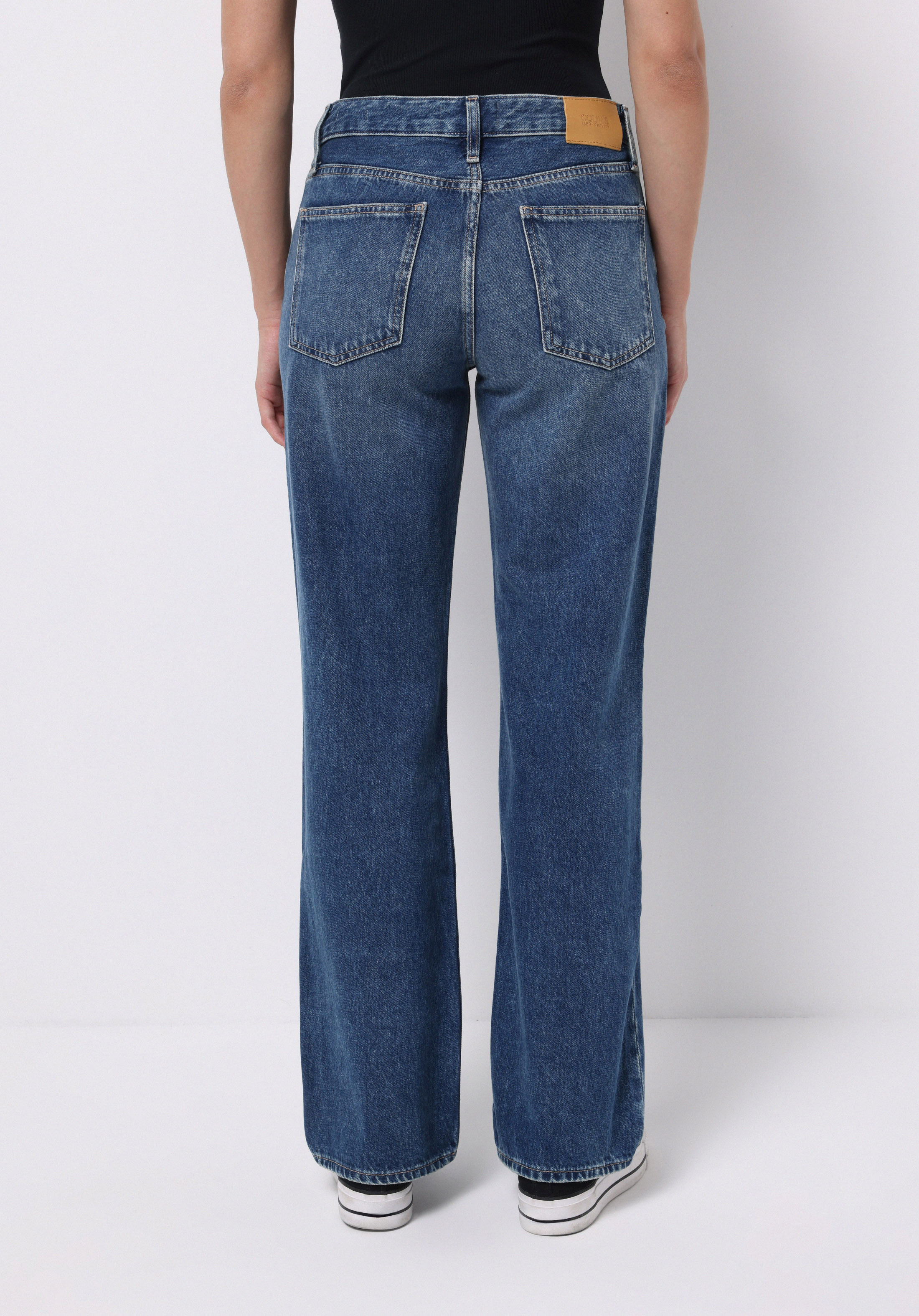 Straight Fit   Kadın Antrasit Jean Pantolon