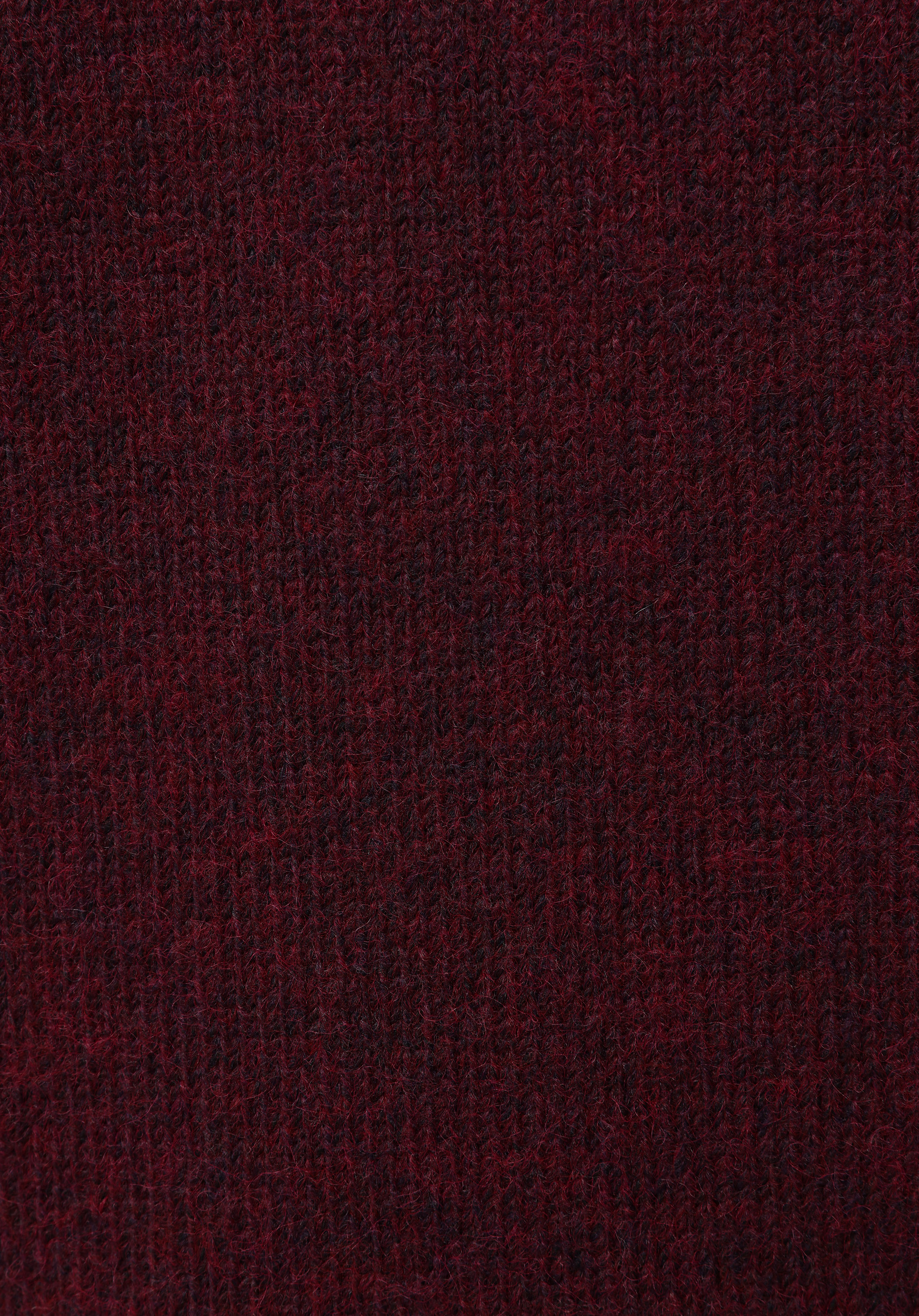 Regular Fit Yuvarlak Yaka Düz Kadın Mor Kazak