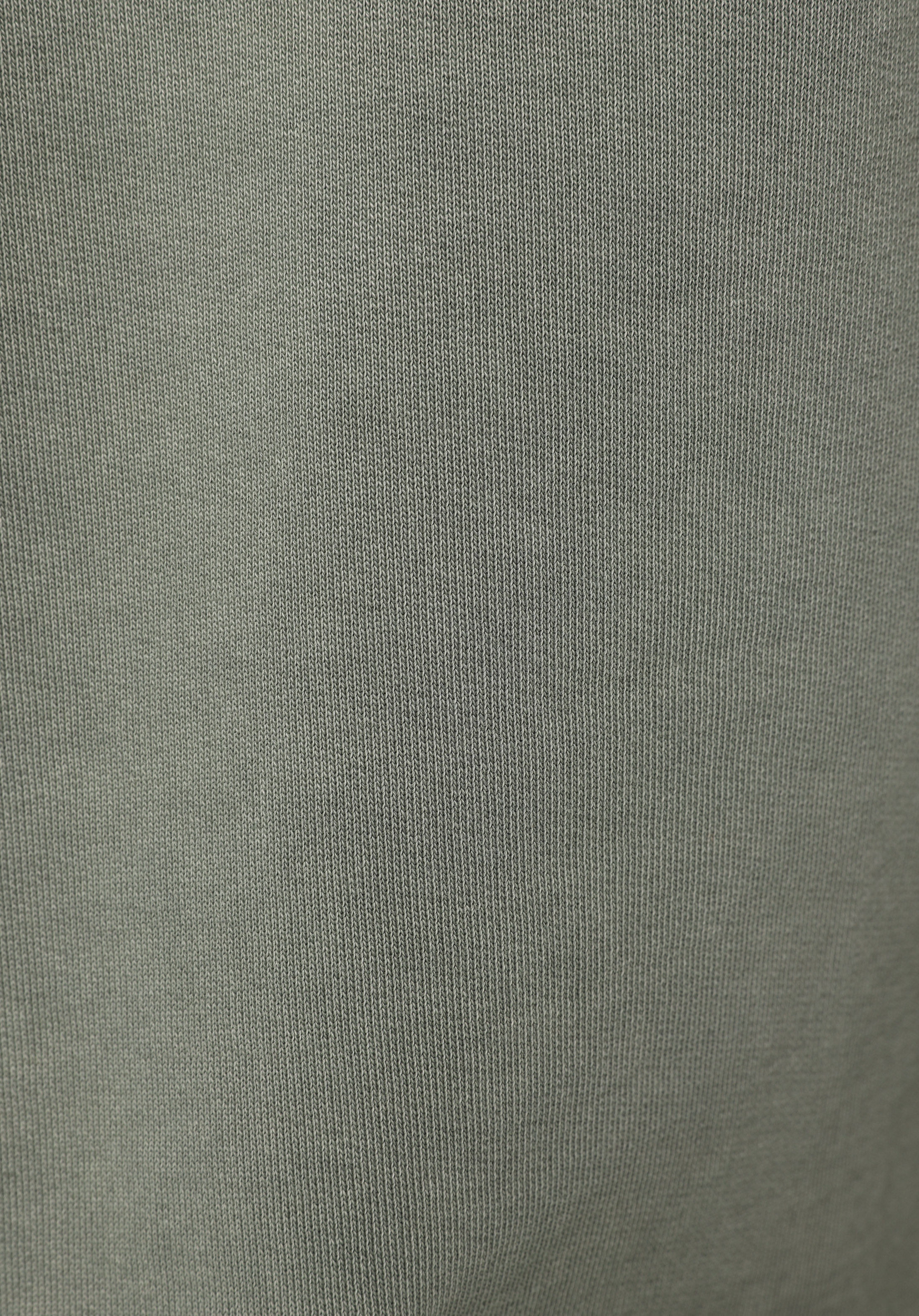 Regular Fit Kapüşonlu Baskılı Kadın Yeşil Sweatshirt