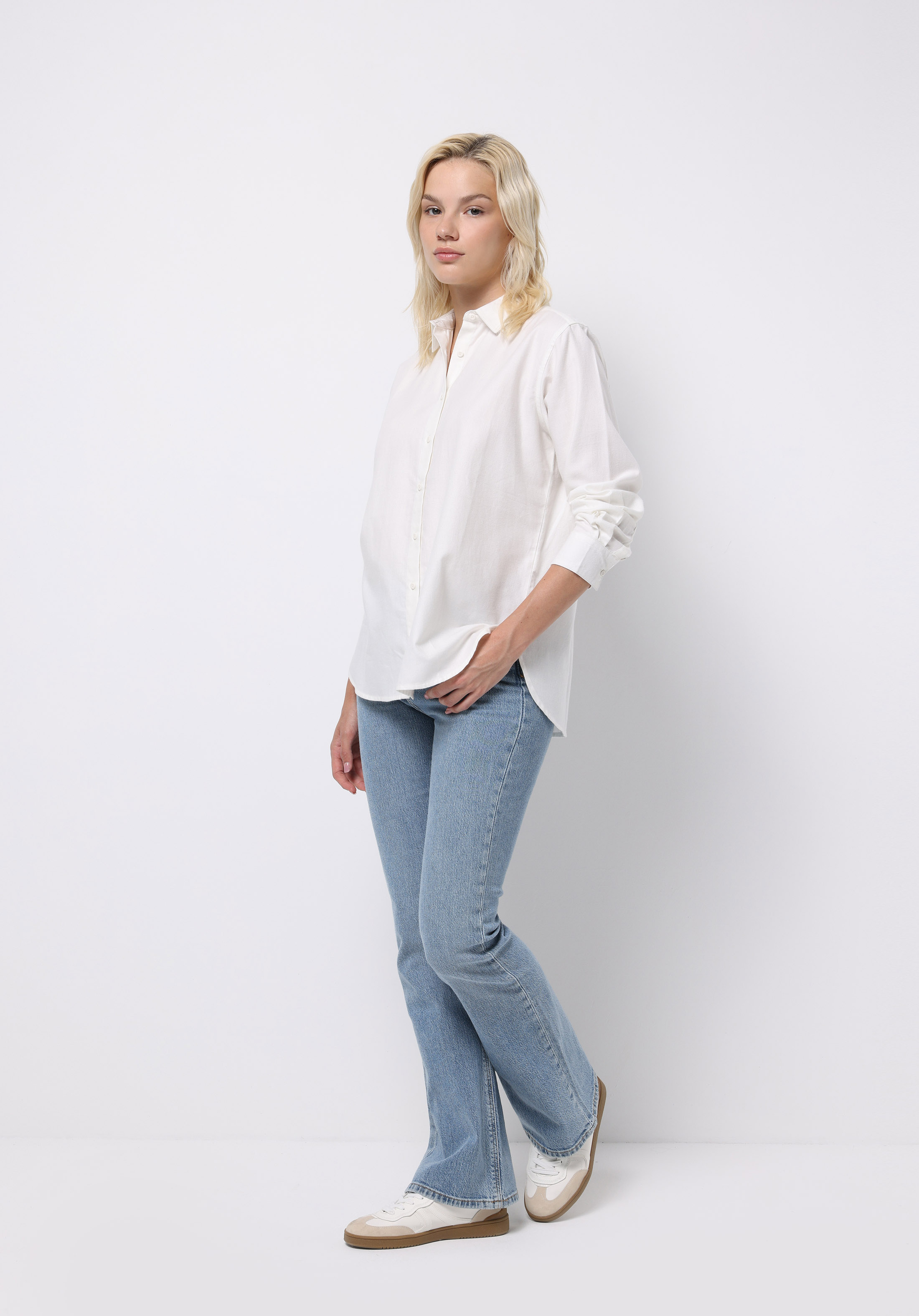 Regular Fit   Kadın İndigo Jean Pantolon