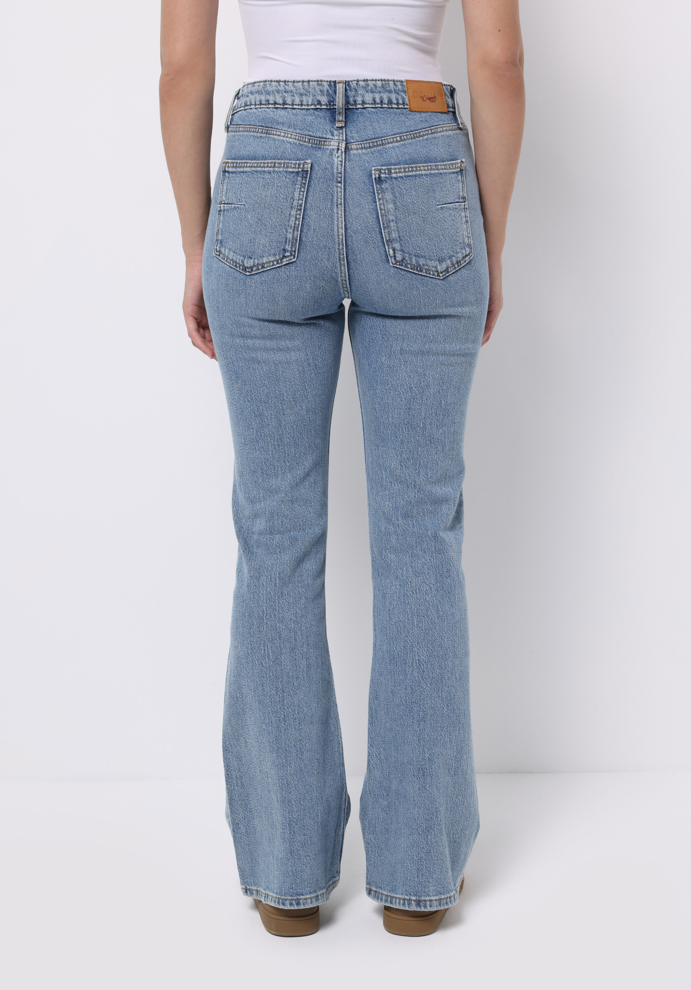 Regular Fit   Kadın İndigo Jean Pantolon