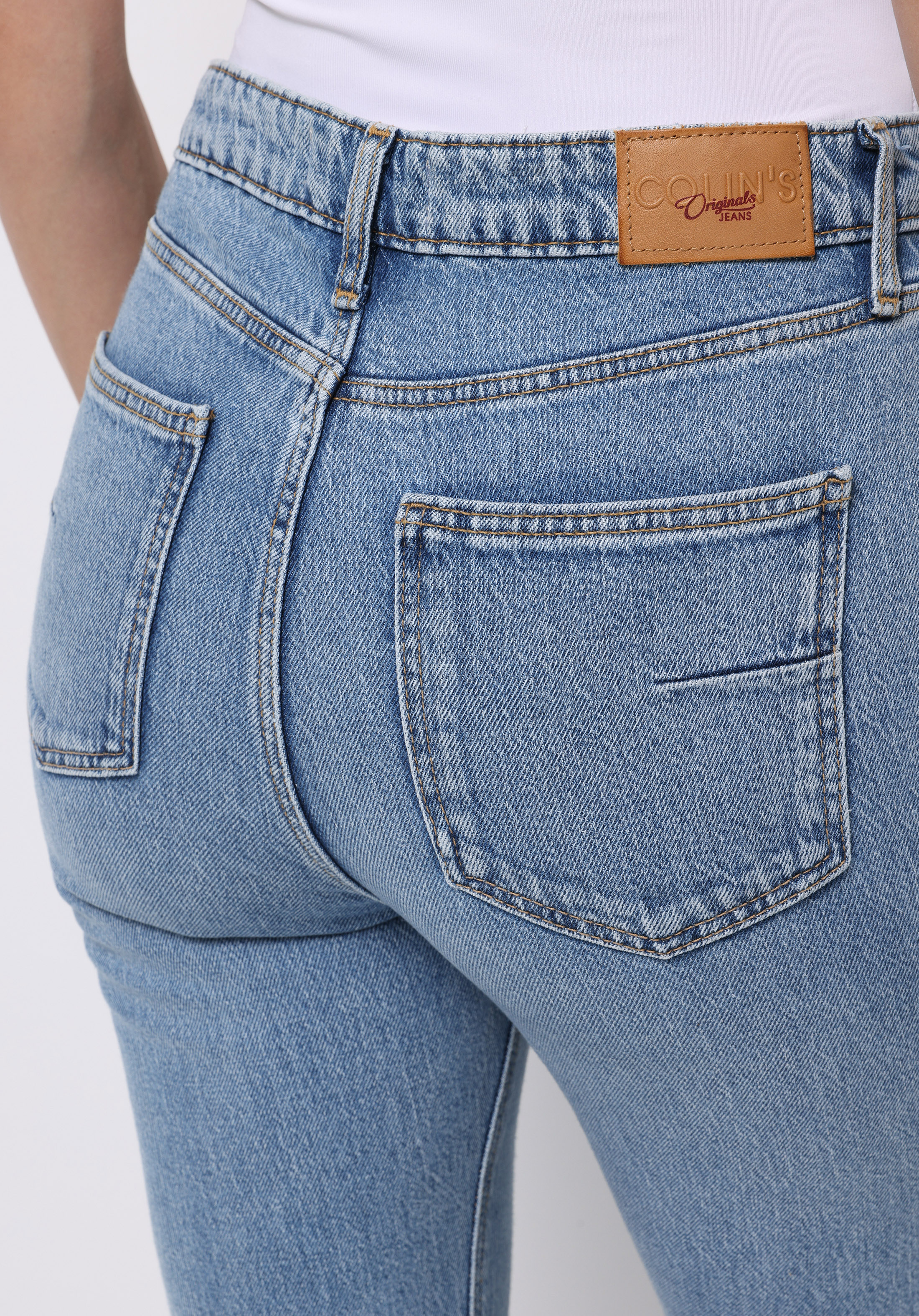 Regular Fit   Kadın İndigo Jean Pantolon