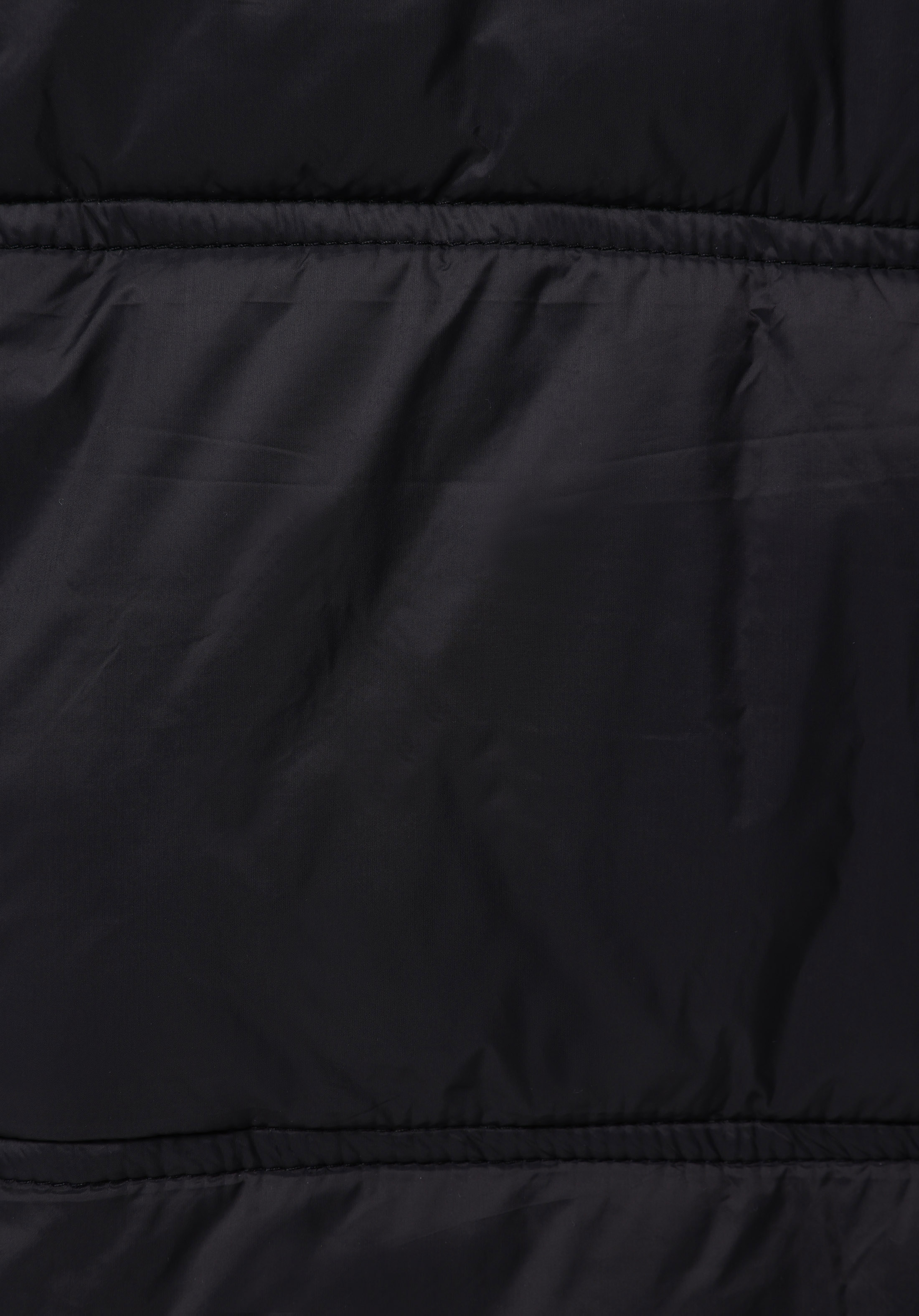 Regular Fit Kapüşonlu Fermuarlı Astarlı Suya Dayanıklı Kadın Siyah Mont