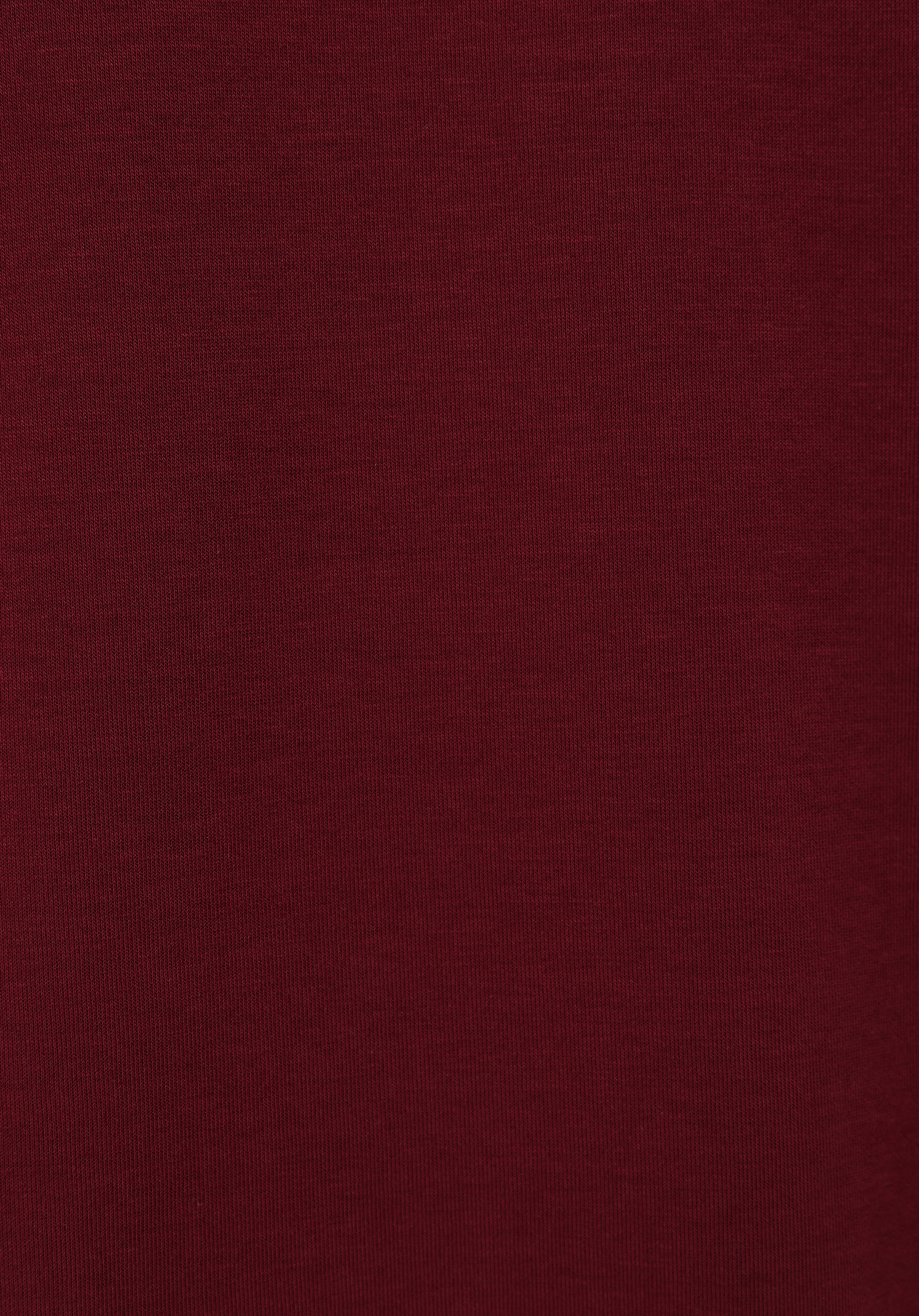 Regular Fit Fermuarlı Düz Kadın Bordo Sweatshirt