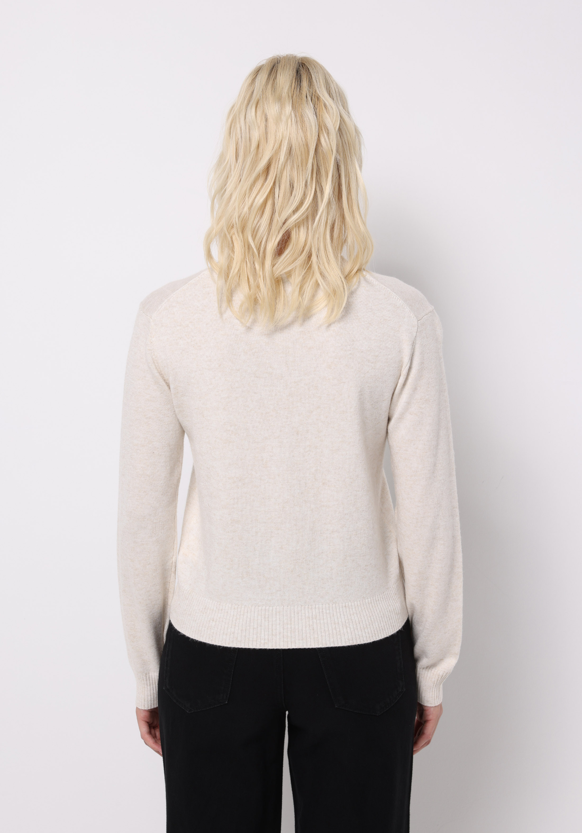 Slim Fit   Kadın Bej Hırka