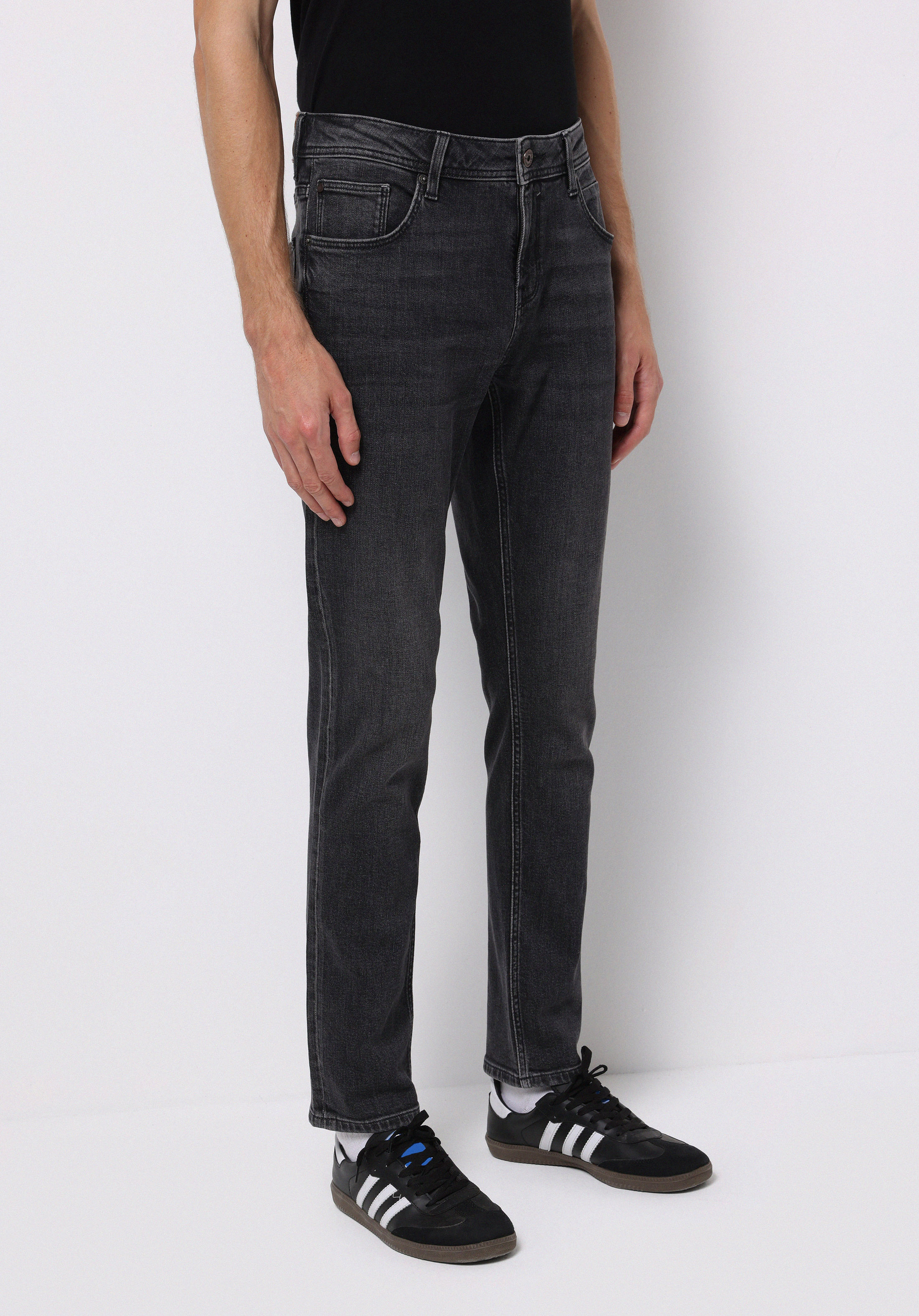 Straight Fit   Erkek Siyah Jean Pantolon