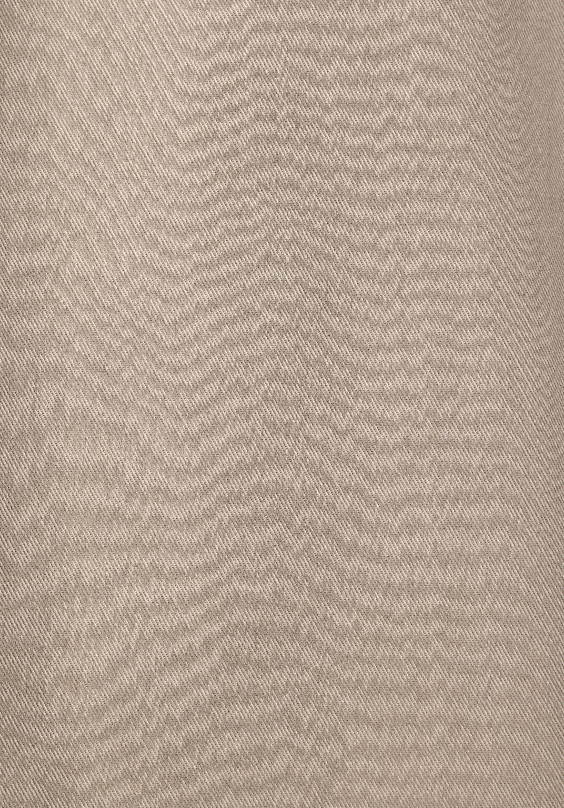 Comfort Fit Shirt Neck Düz Erkek Bej Shacket