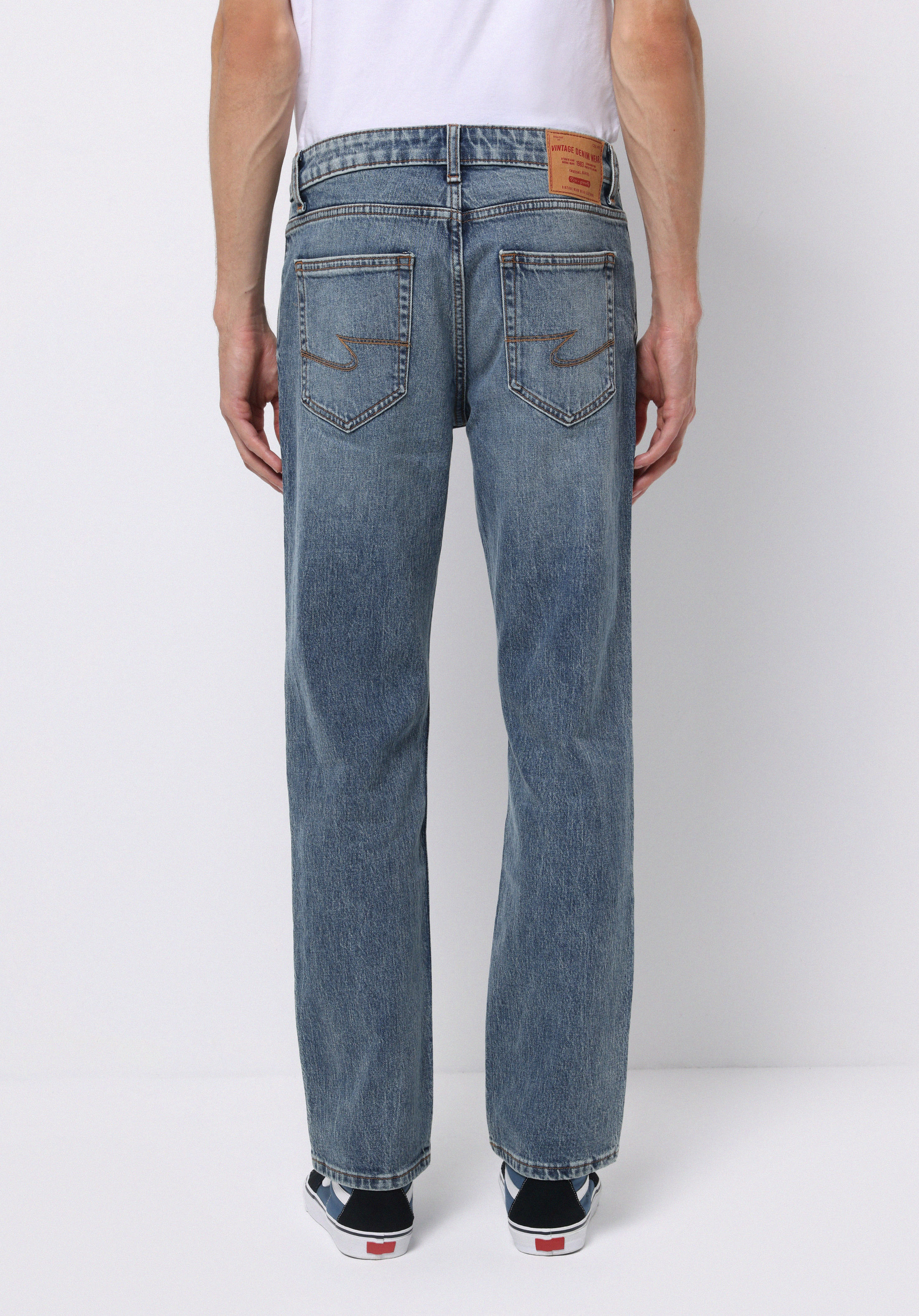 Regular Fit   Erkek İndigo Jean Pantolon