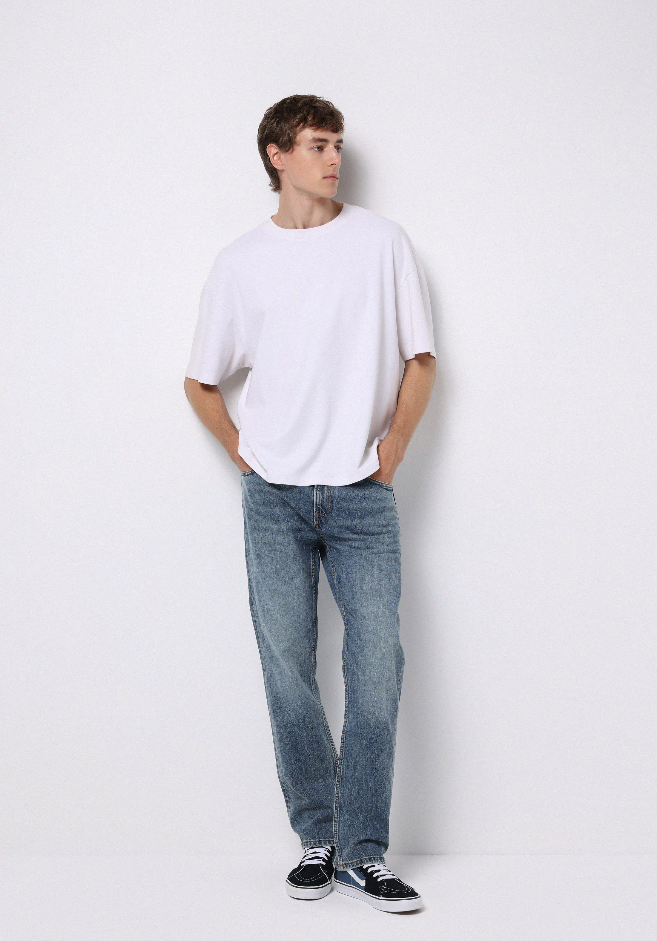 Regular Fit   Erkek İndigo Jean Pantolon