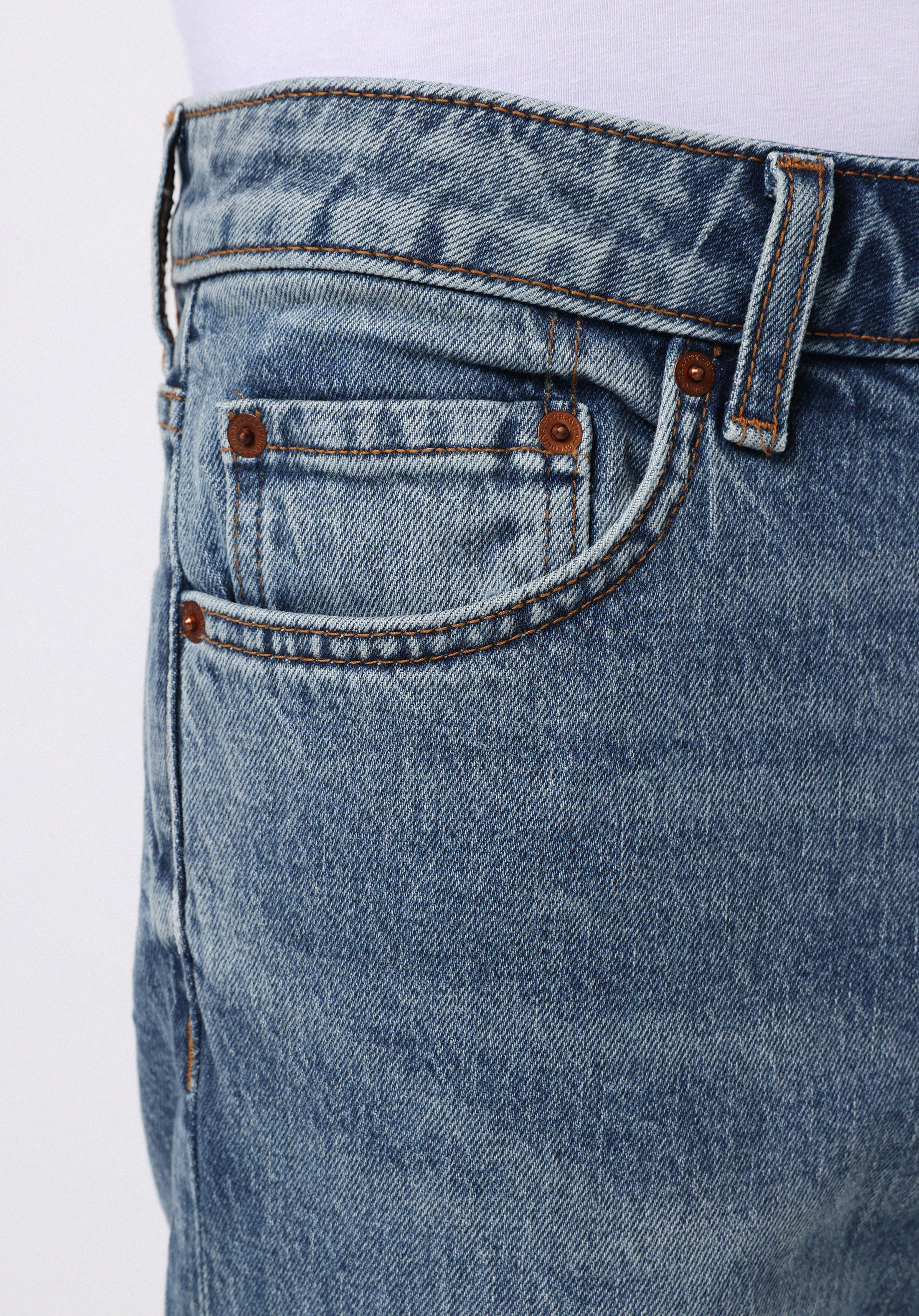 Regular Fit   Erkek İndigo Jean Pantolon