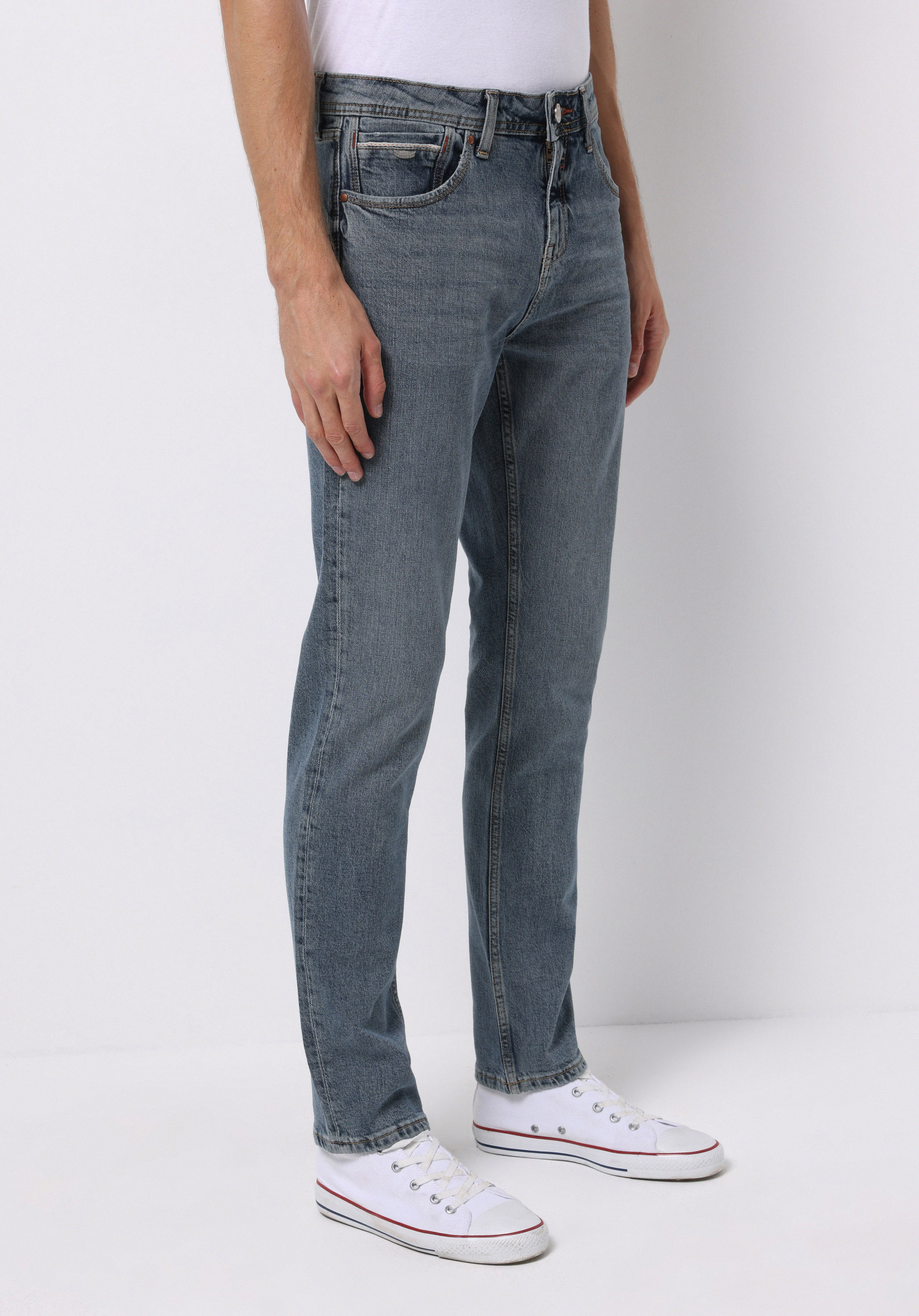 Straight Fit   Erkek İndigo Jean Pantolon