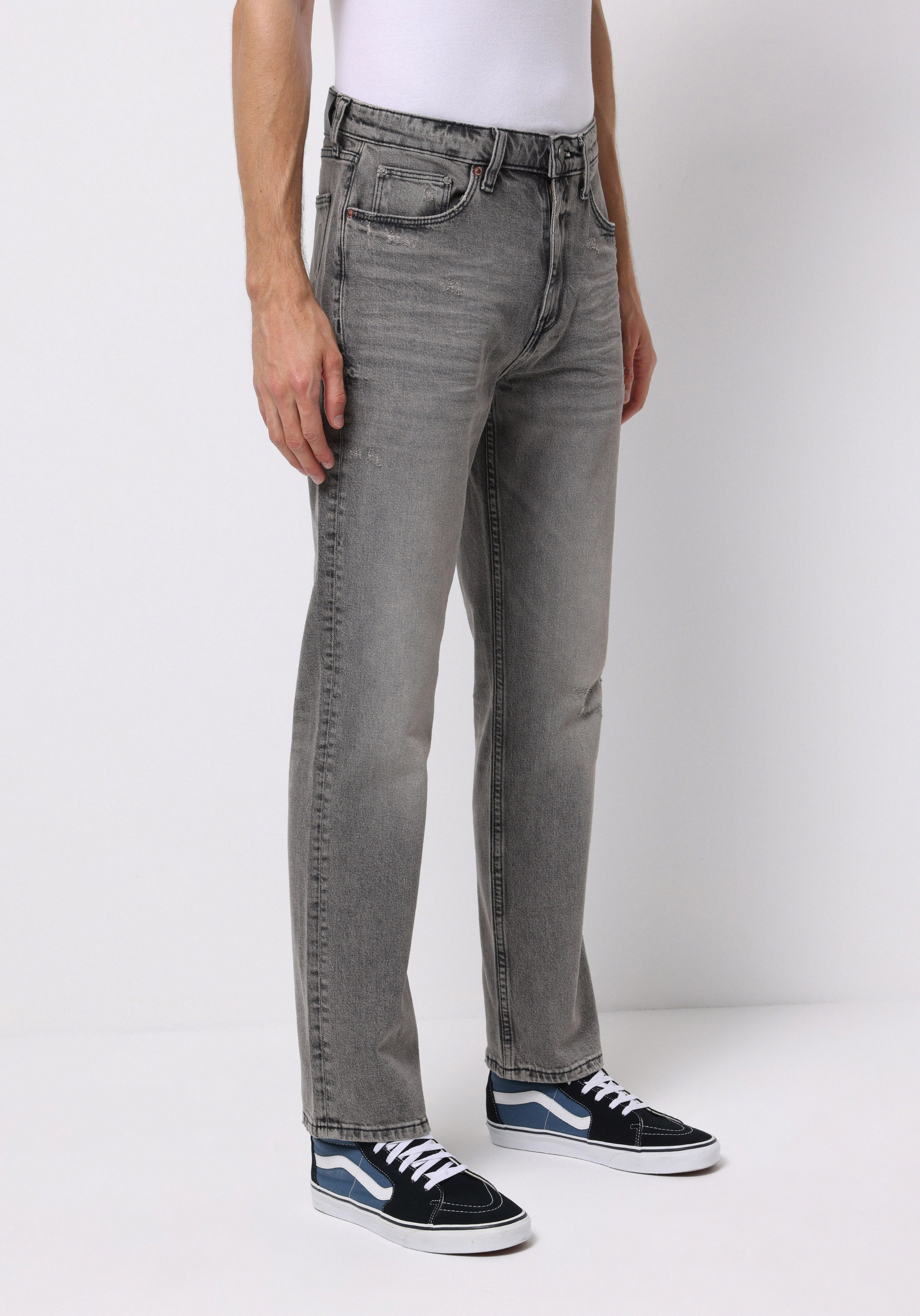 Regular Fit   Erkek Siyah Jean Pantolon