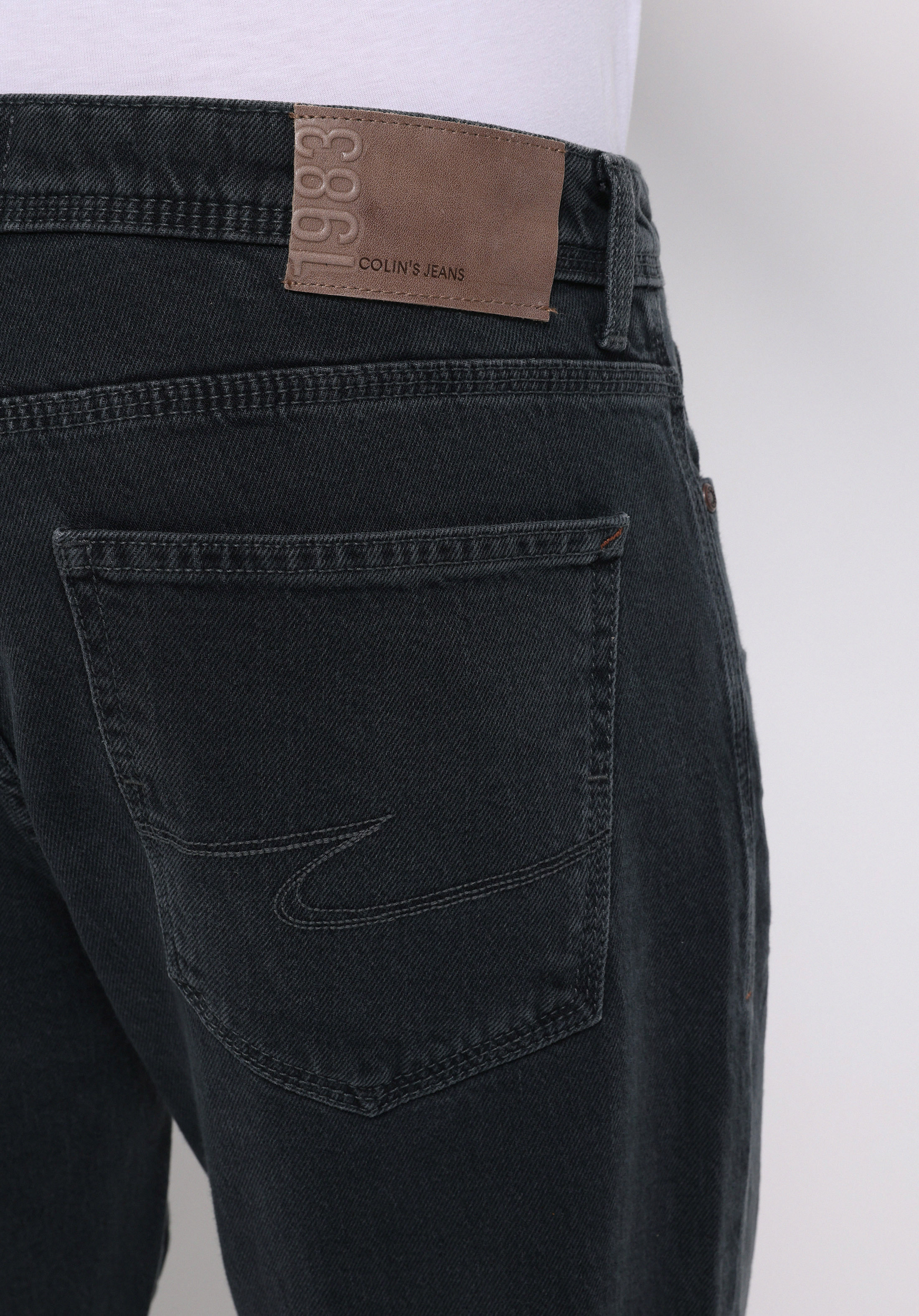 Regular Fit   Erkek Koyu İndigo Jean Pantolon
