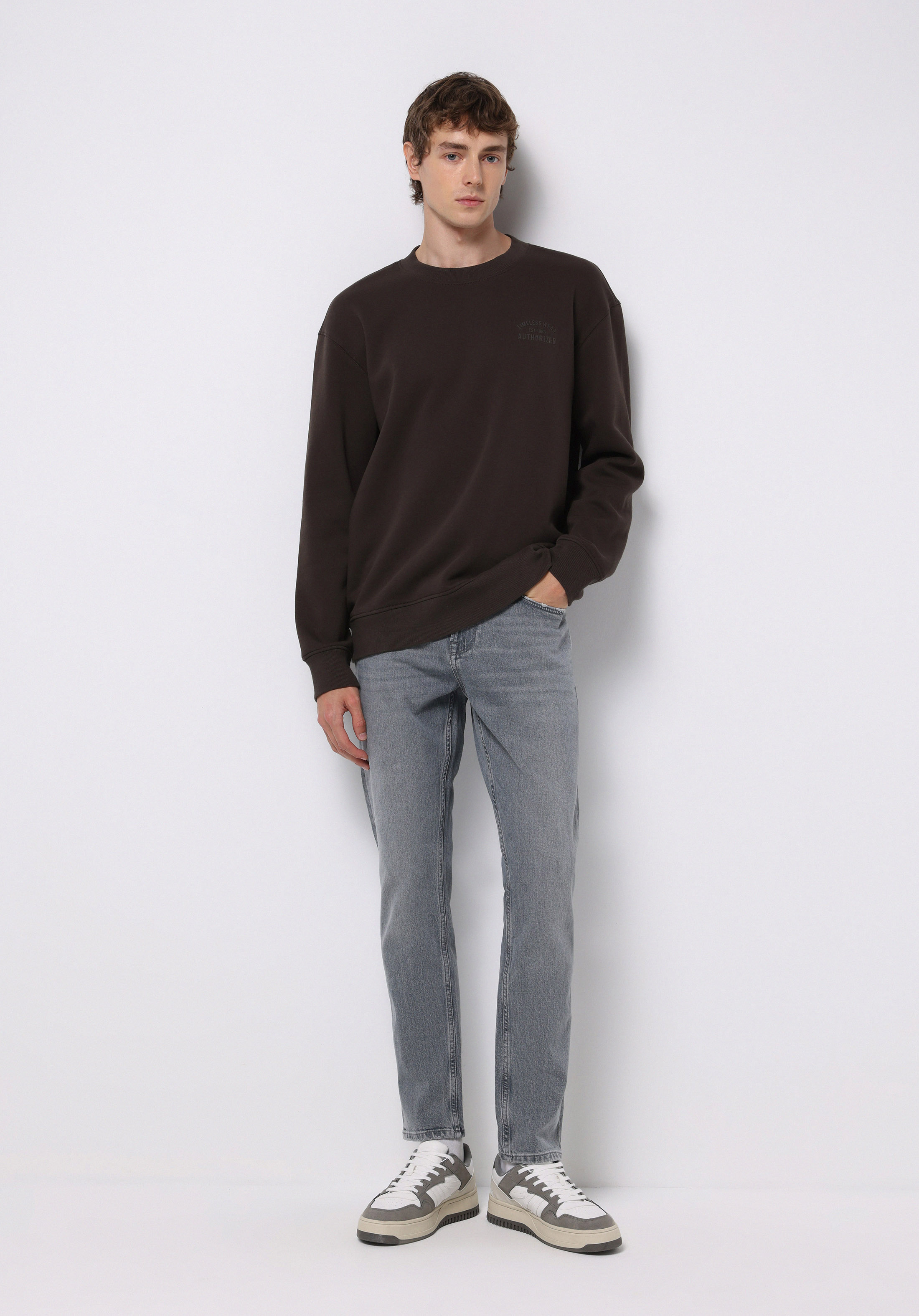 Regular Fit   Erkek Açik İndigo Jean Pantolon