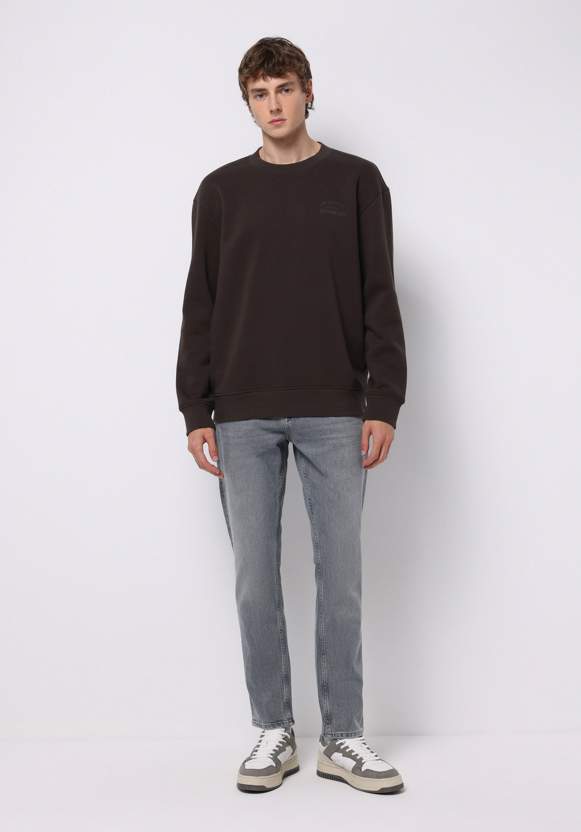 Regular Fit   Erkek Açik İndigo Jean Pantolon