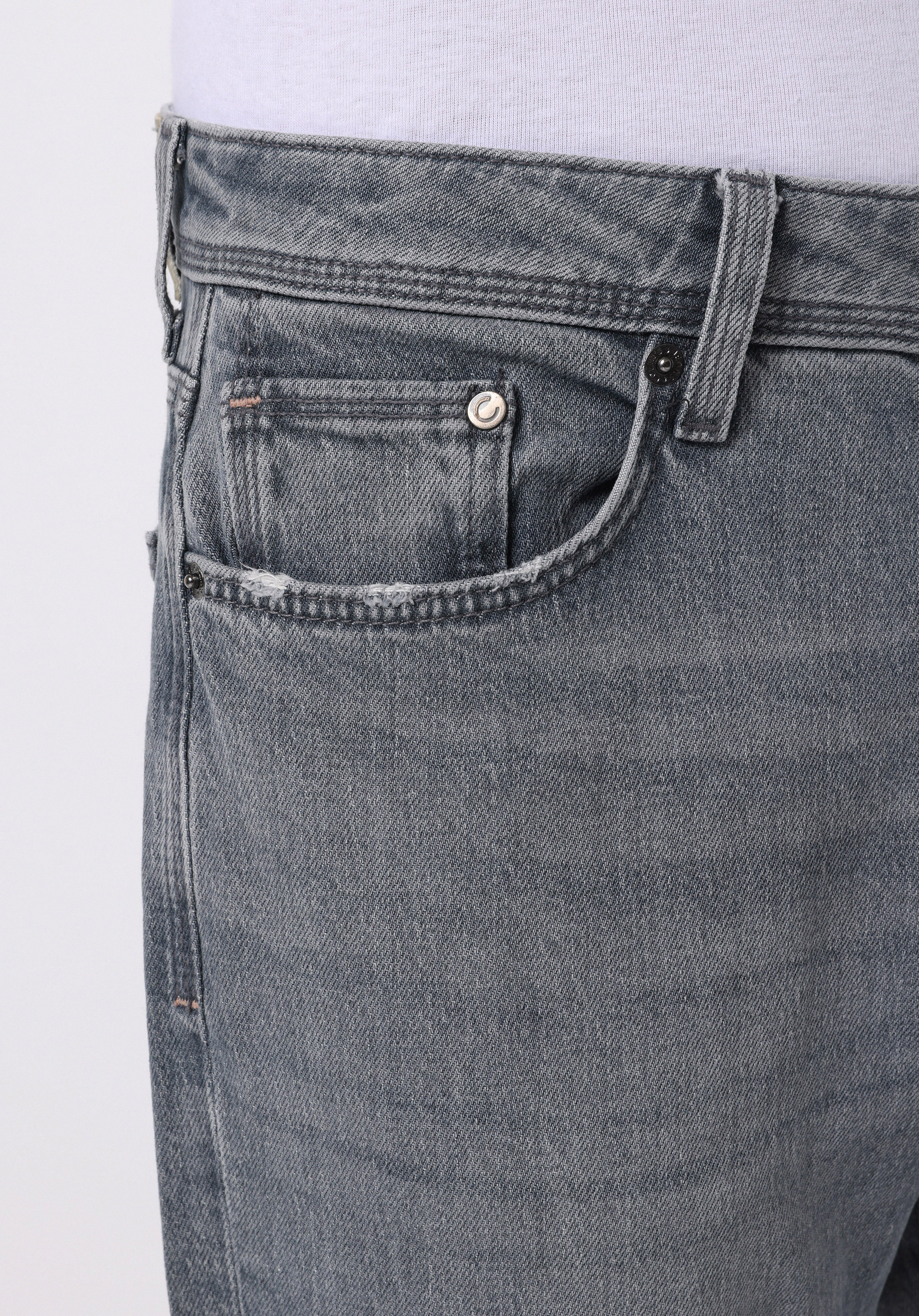 Regular Fit   Erkek Açik İndigo Jean Pantolon