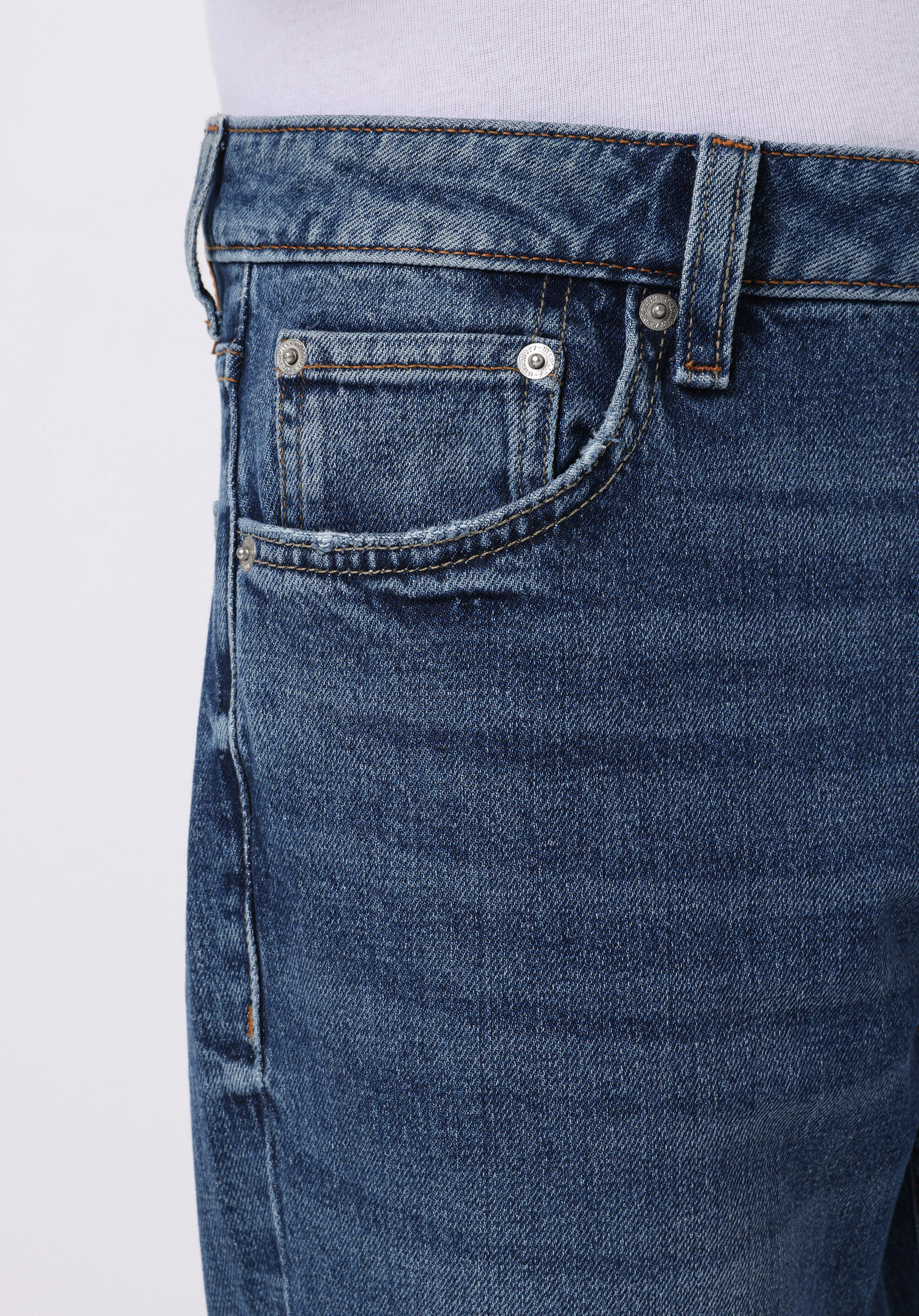 Regular Fit   Erkek İndigo Jean Pantolon