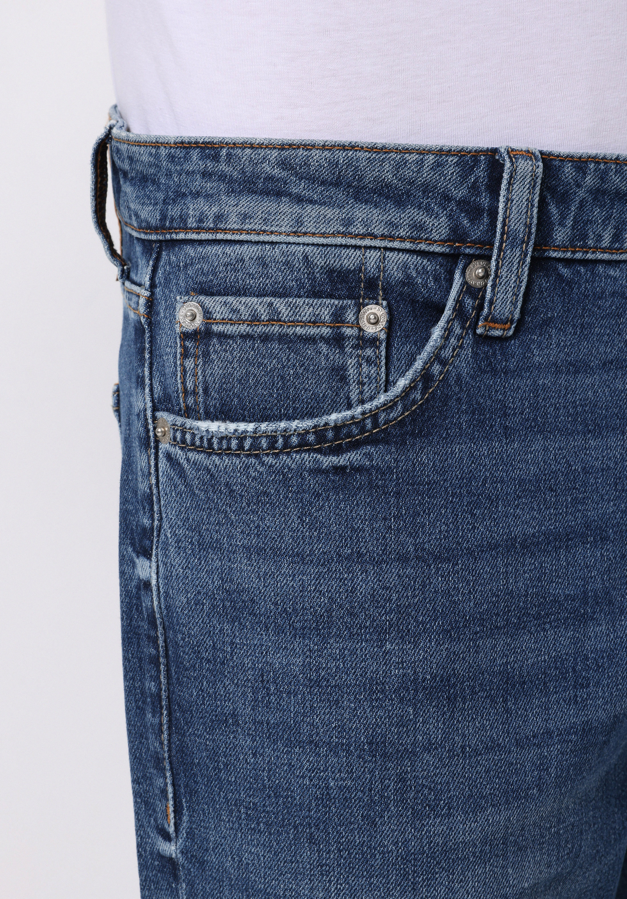 Regular Fit   Erkek İndigo Jean Pantolon