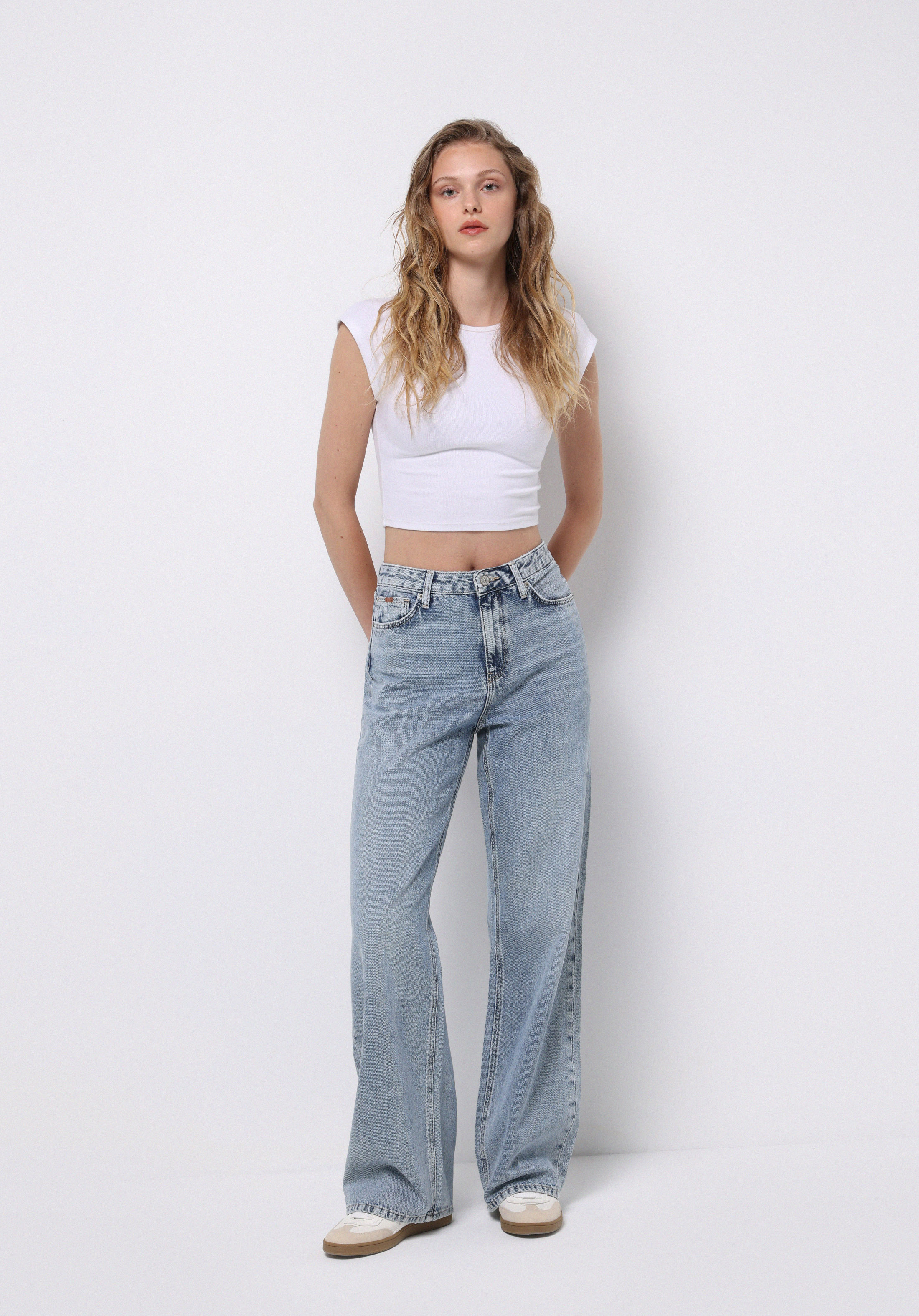 Regular Fit   Kadın İndigo Jean Pantolon