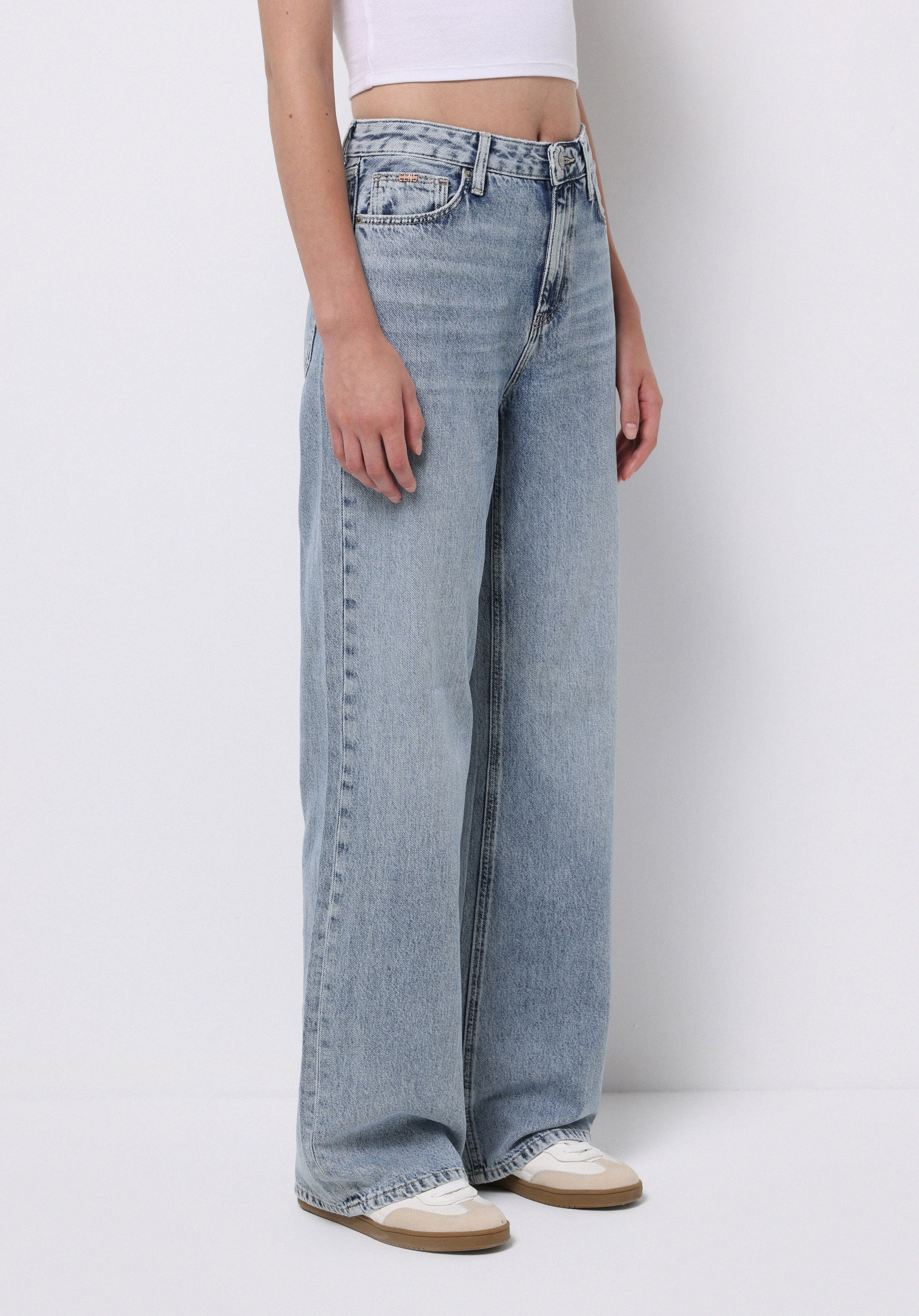 Regular Fit   Kadın İndigo Jean Pantolon