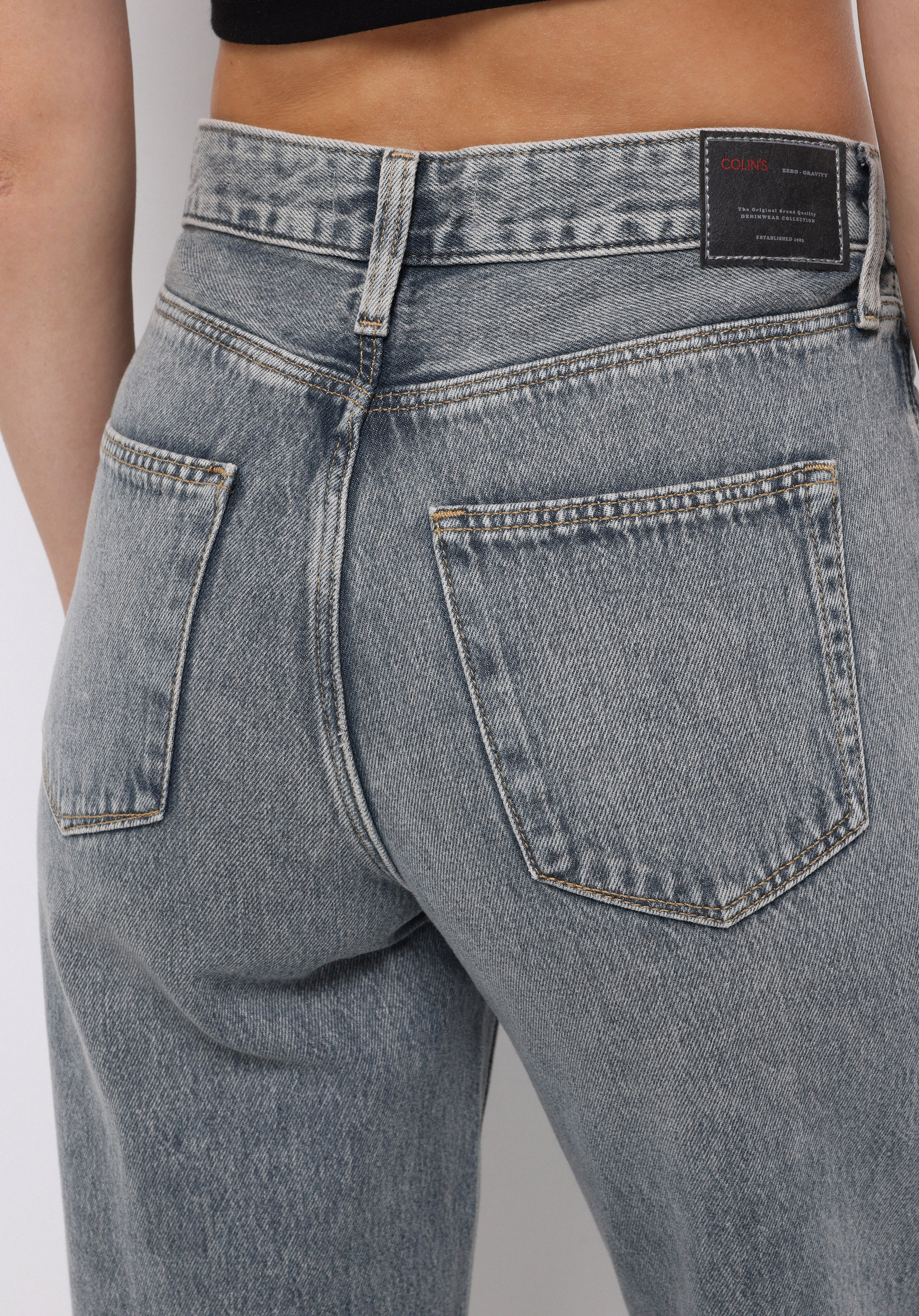 Regular Fit   Kadın İndigo Jean Pantolon