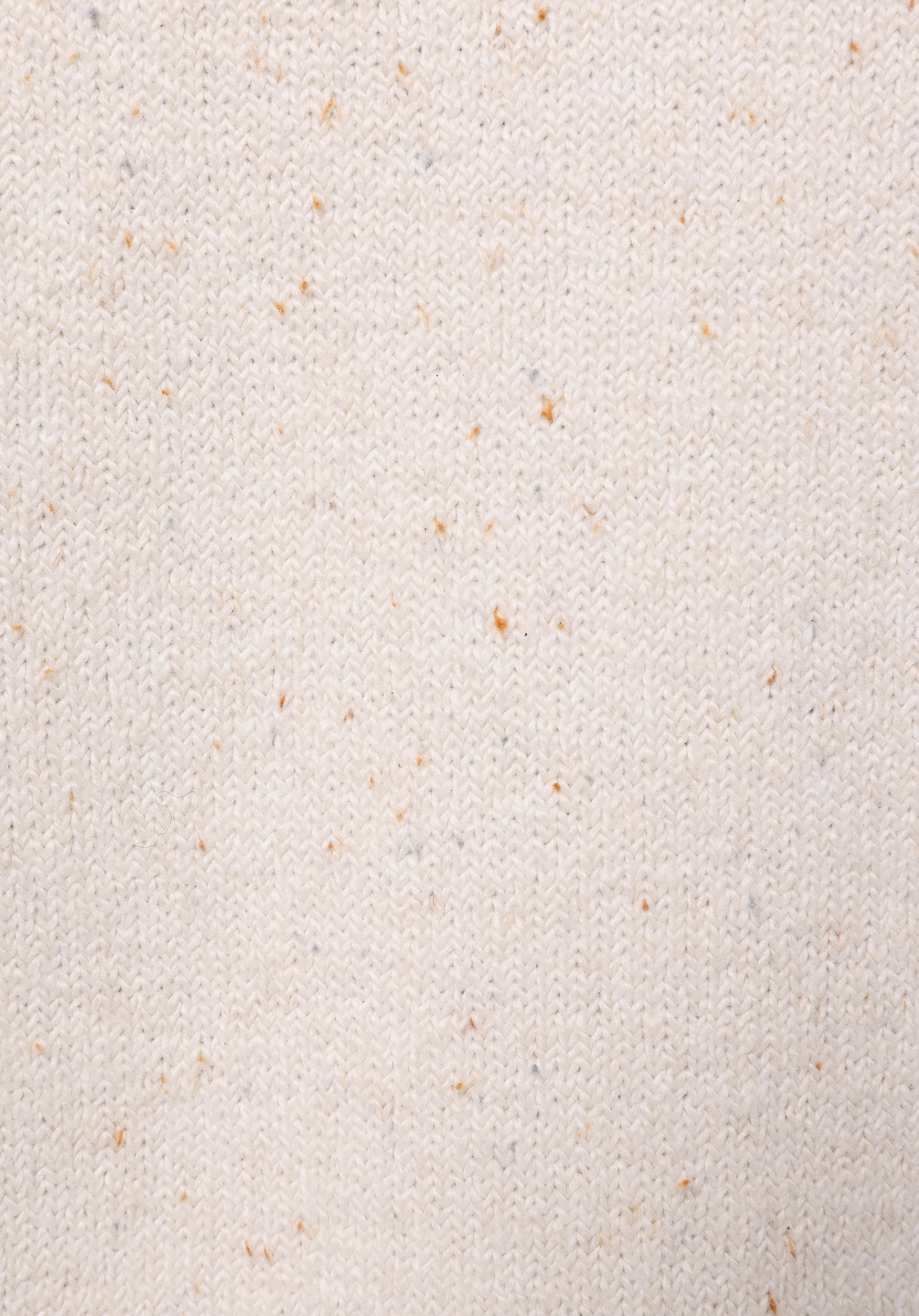 Regular Fit Yuvarlak Yaka Düz Kadın Ekru Kazak