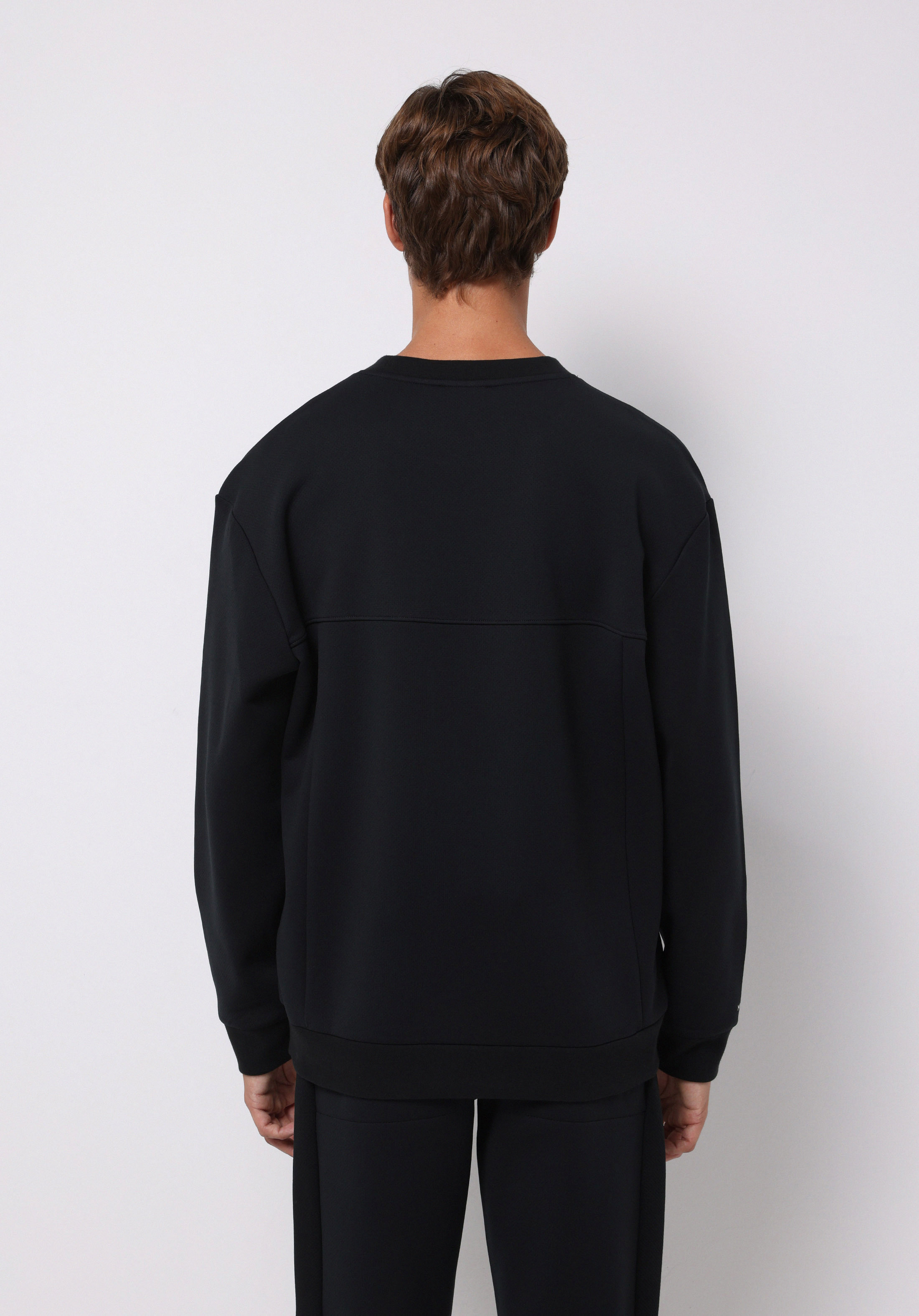 Comfort Fit   Erkek Siyah Sweatshirt