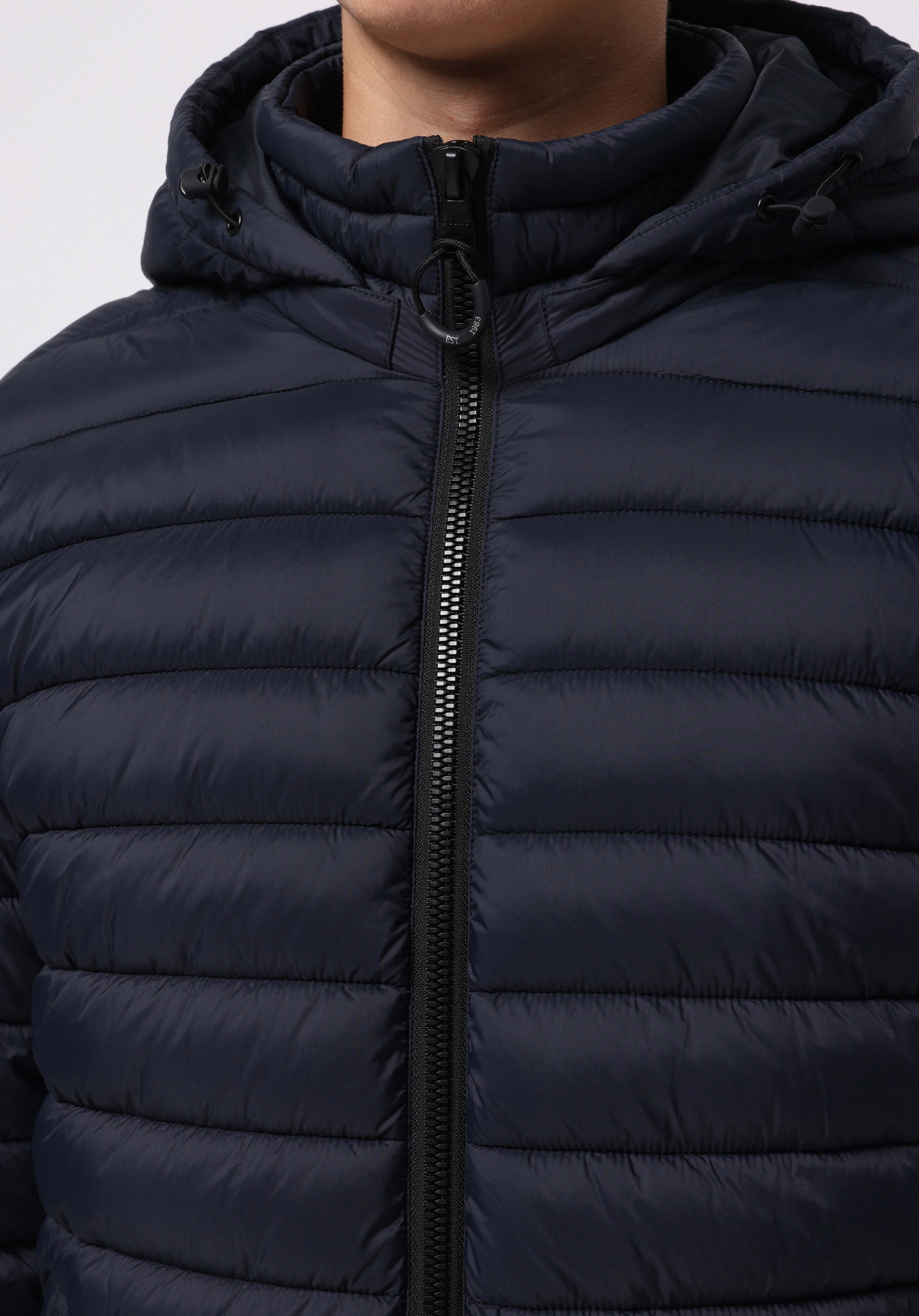 Slim Fit     Erkek Lacivert Mont