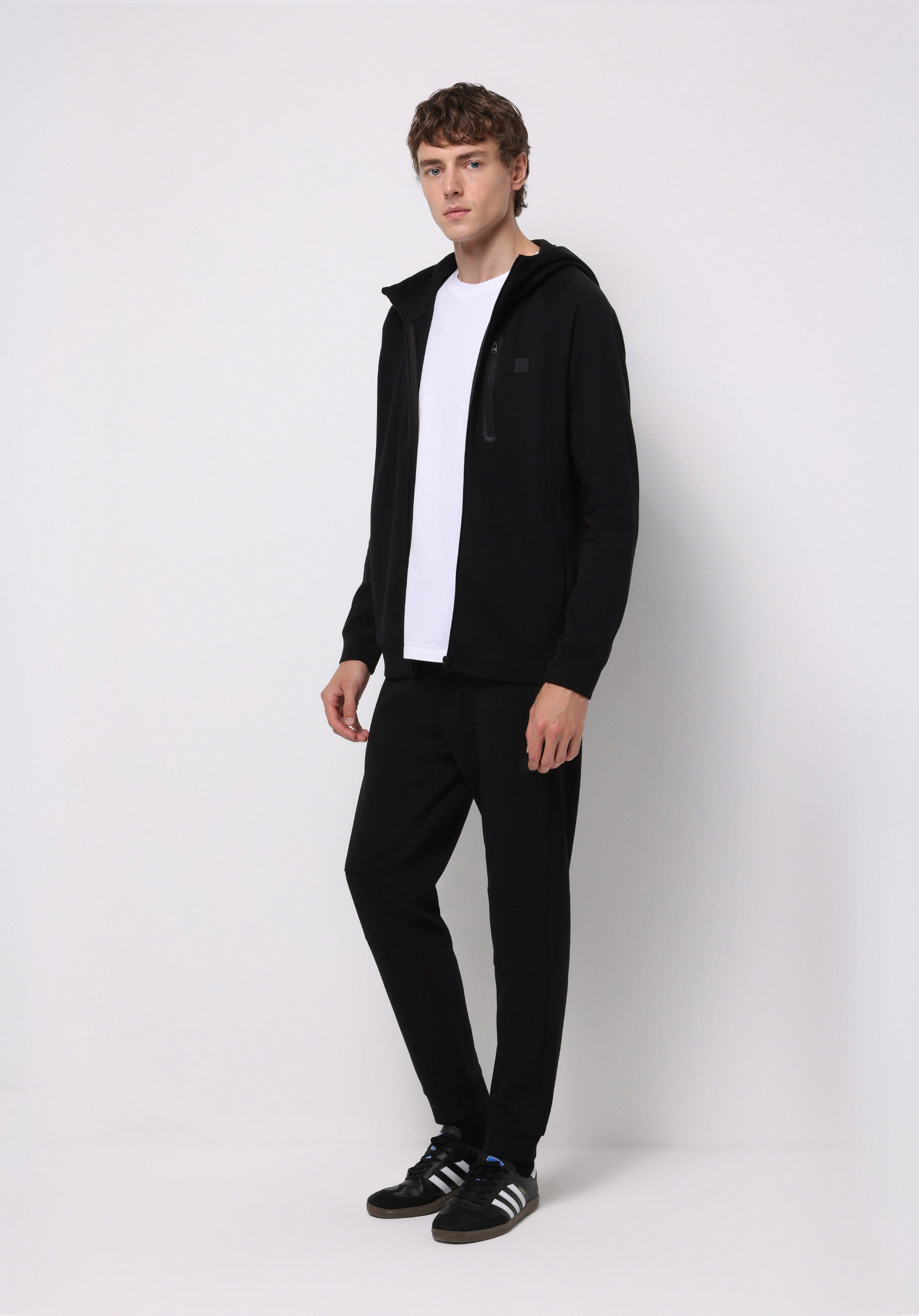 Regular Fit   Erkek Siyah Sweatshirt